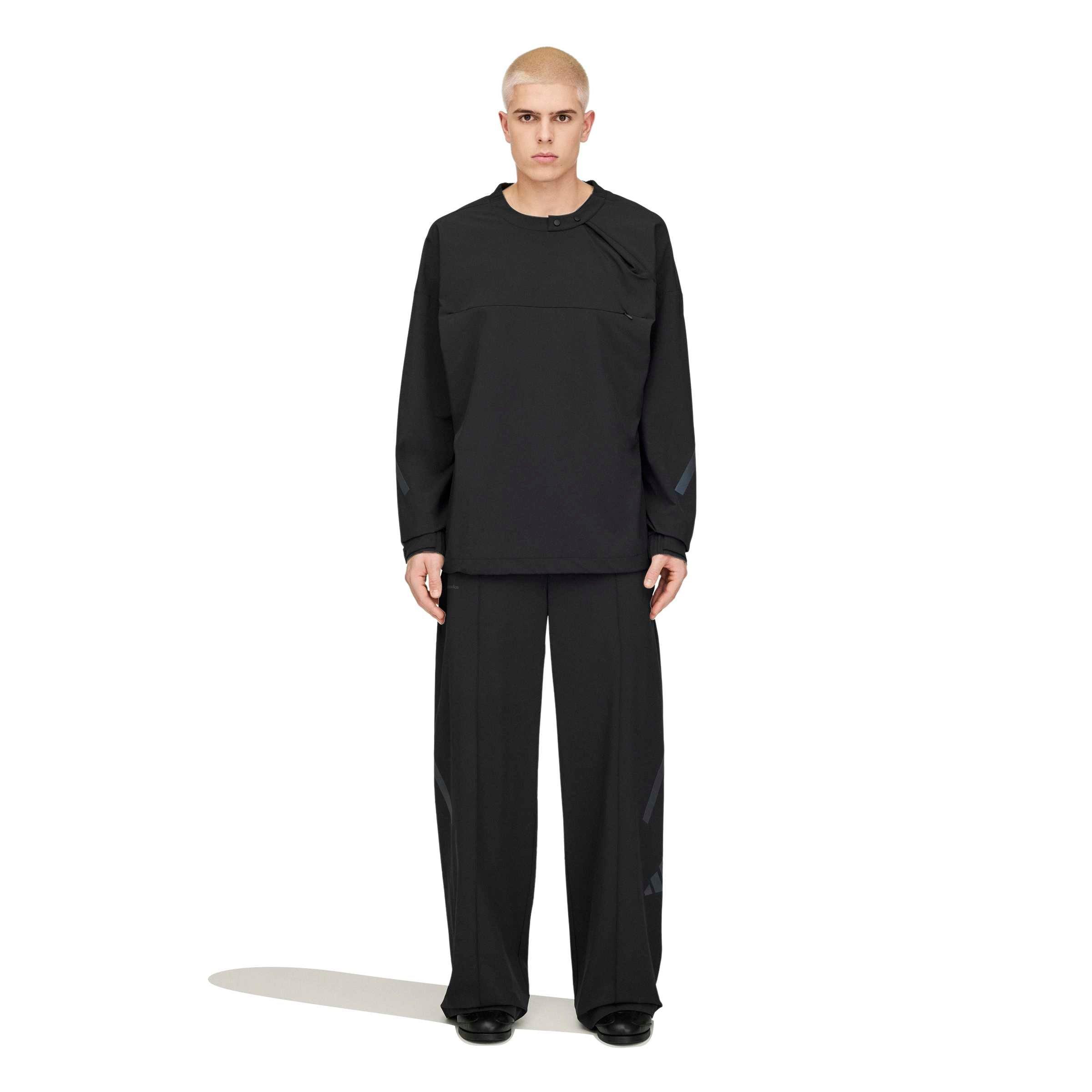 adidas Men's x Entire Studios Z.N.E. Uniform Woven Pants -Black - BLACK Thumbnail View 1