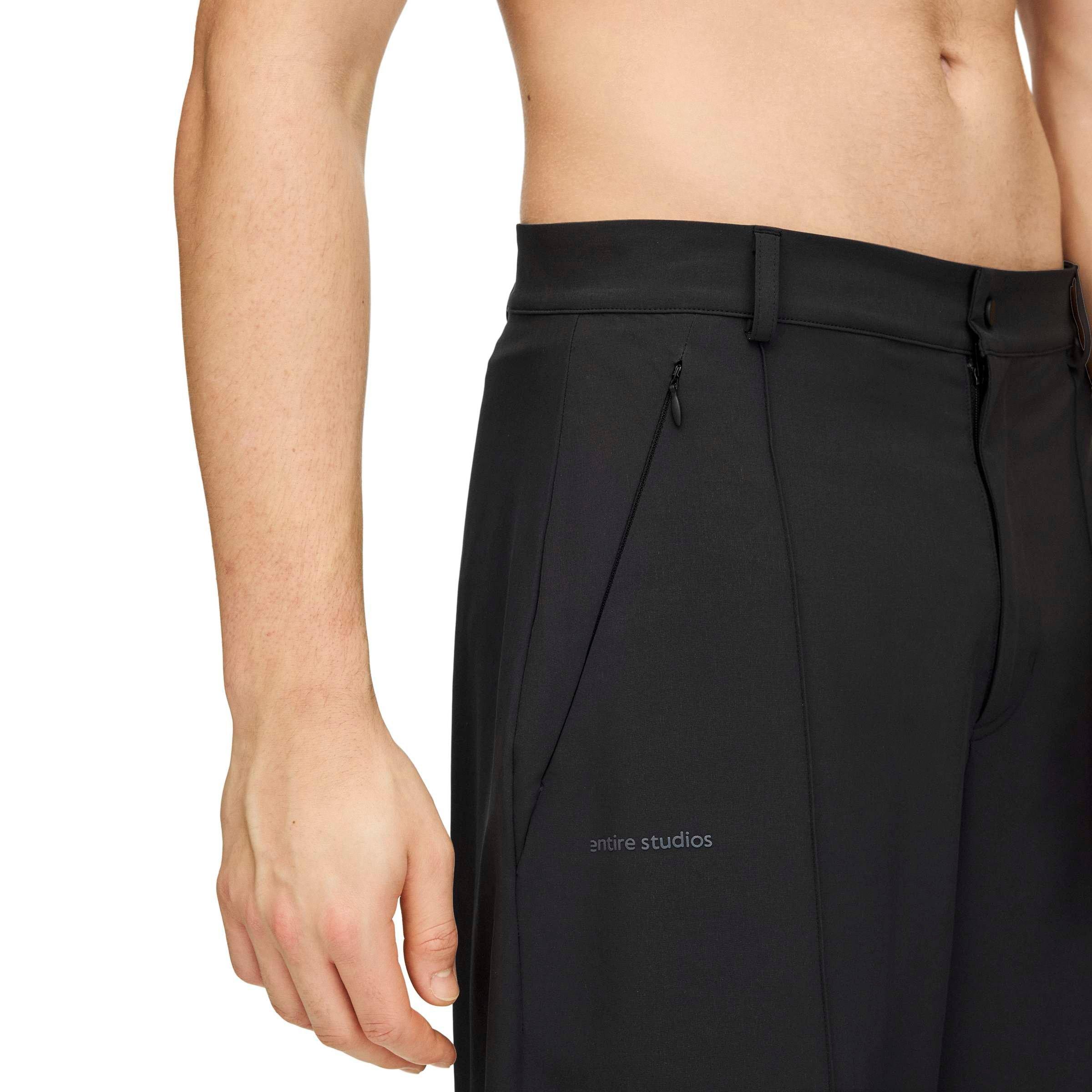 adidas Men's x Entire Studios Z.N.E. Uniform Woven Pants -Black - BLACK Thumbnail View 4