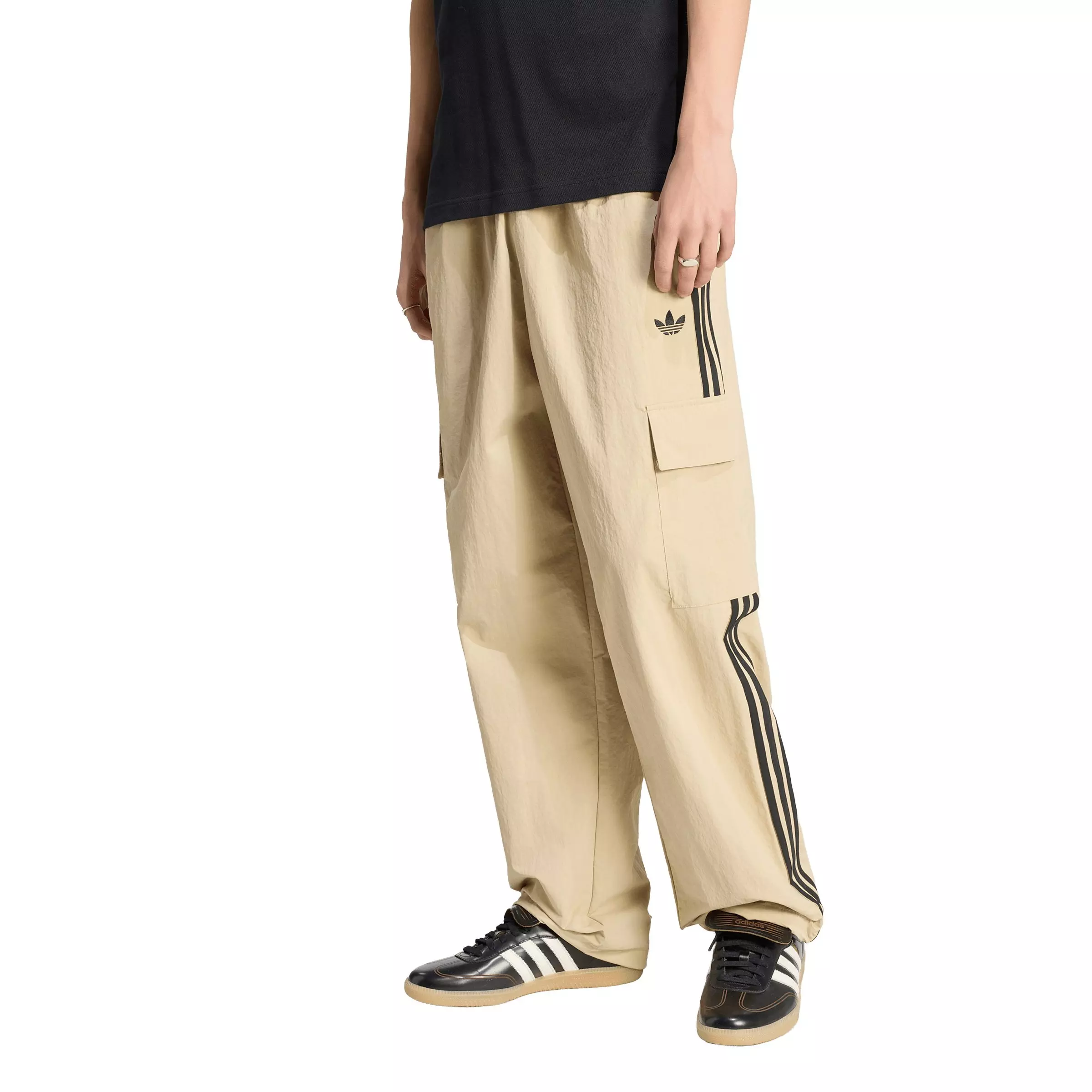 adidas Originals Men's Adicolor Classics 3-Stripes Cargo Pants - Beige - BEIGE