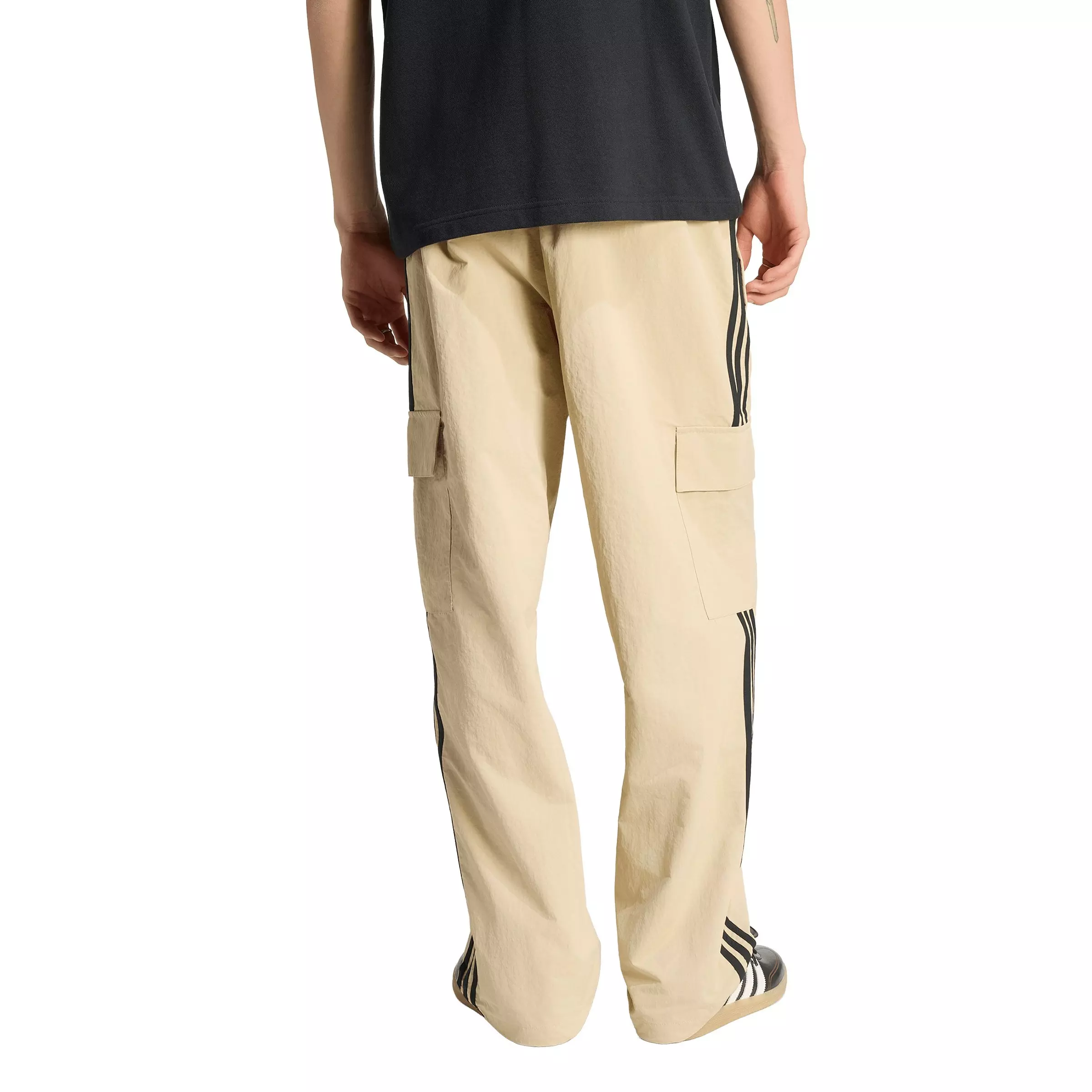 adidas Originals Men's Adicolor Classics 3-Stripes Cargo Pants - Beige - BEIGE