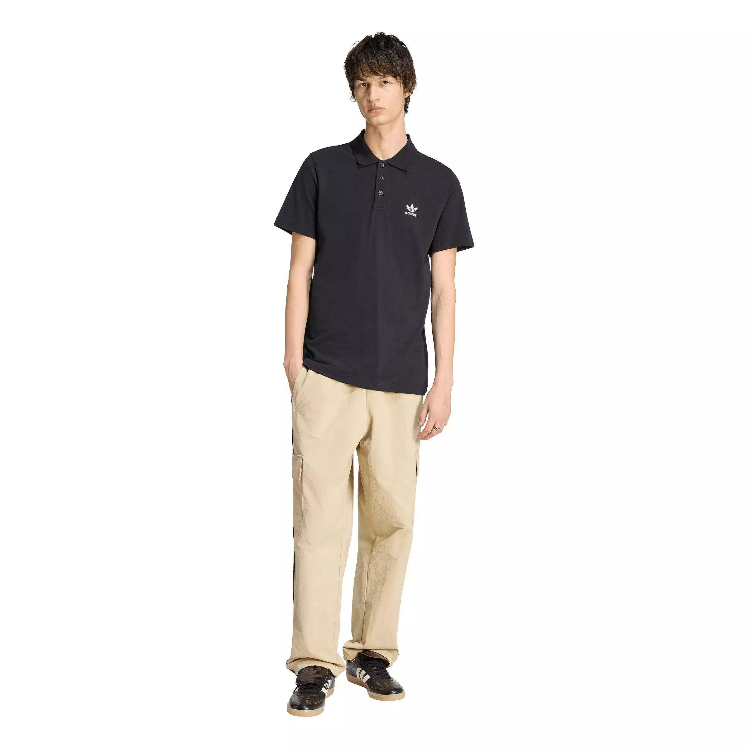 adidas Originals Men's Adicolor Classics 3-Stripes Cargo Pants - Beige - BEIGE