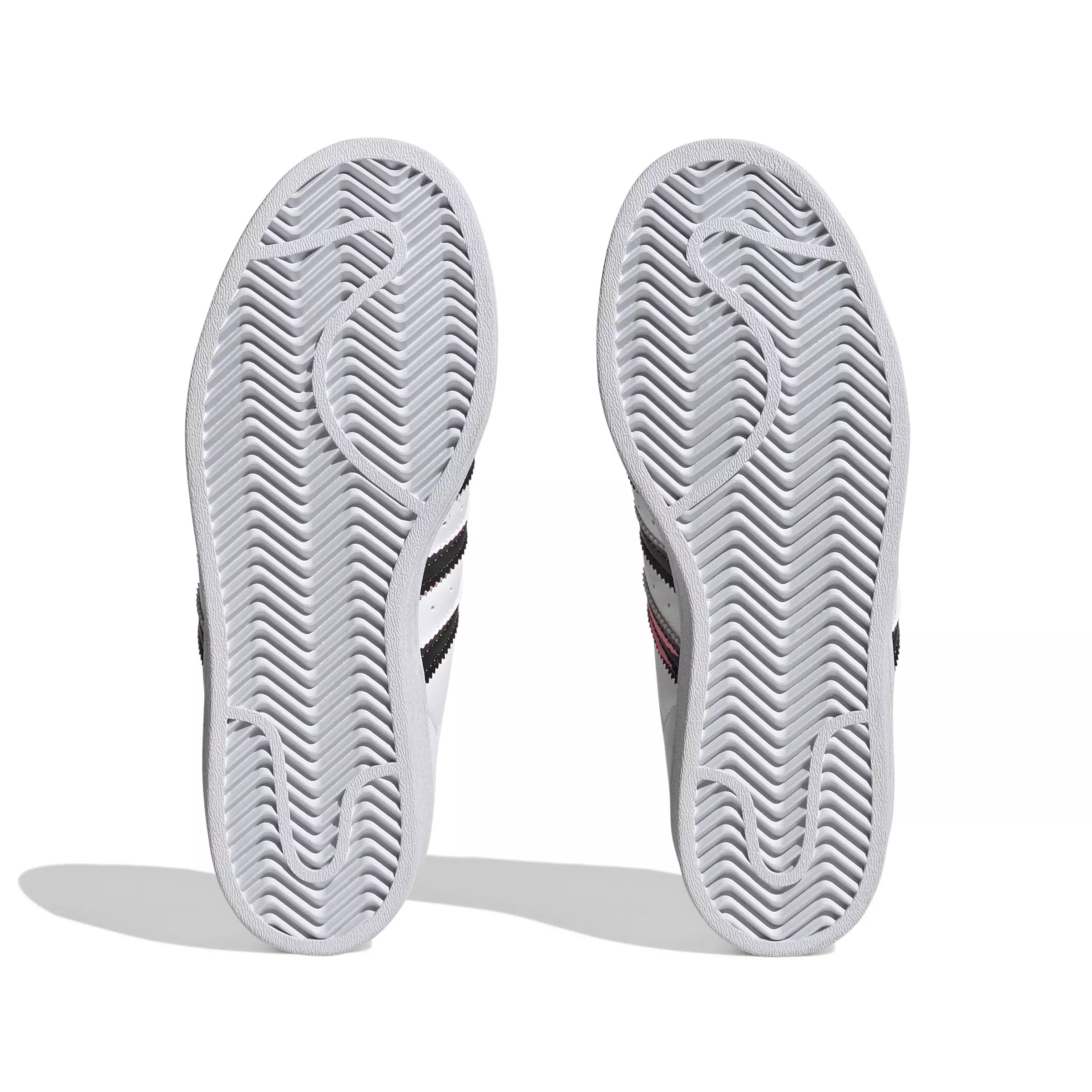 adidas Originals Superstar "Ftwr White/Beam Pink/Core Black" Grade School Boys' Shoe - WHITE/PINK/BLACK