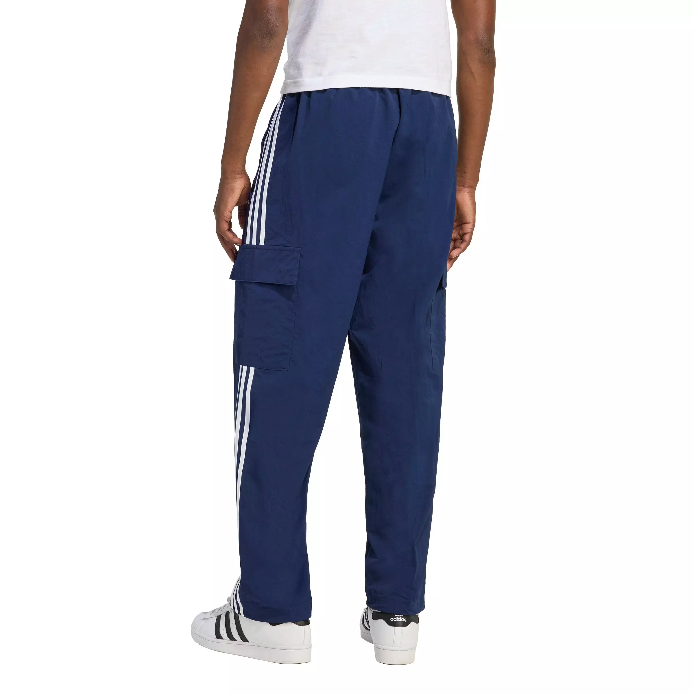 adidas Originals Men's Adicolor Classics 3-Stripes Cargo Pants -Indigo - INDIGO