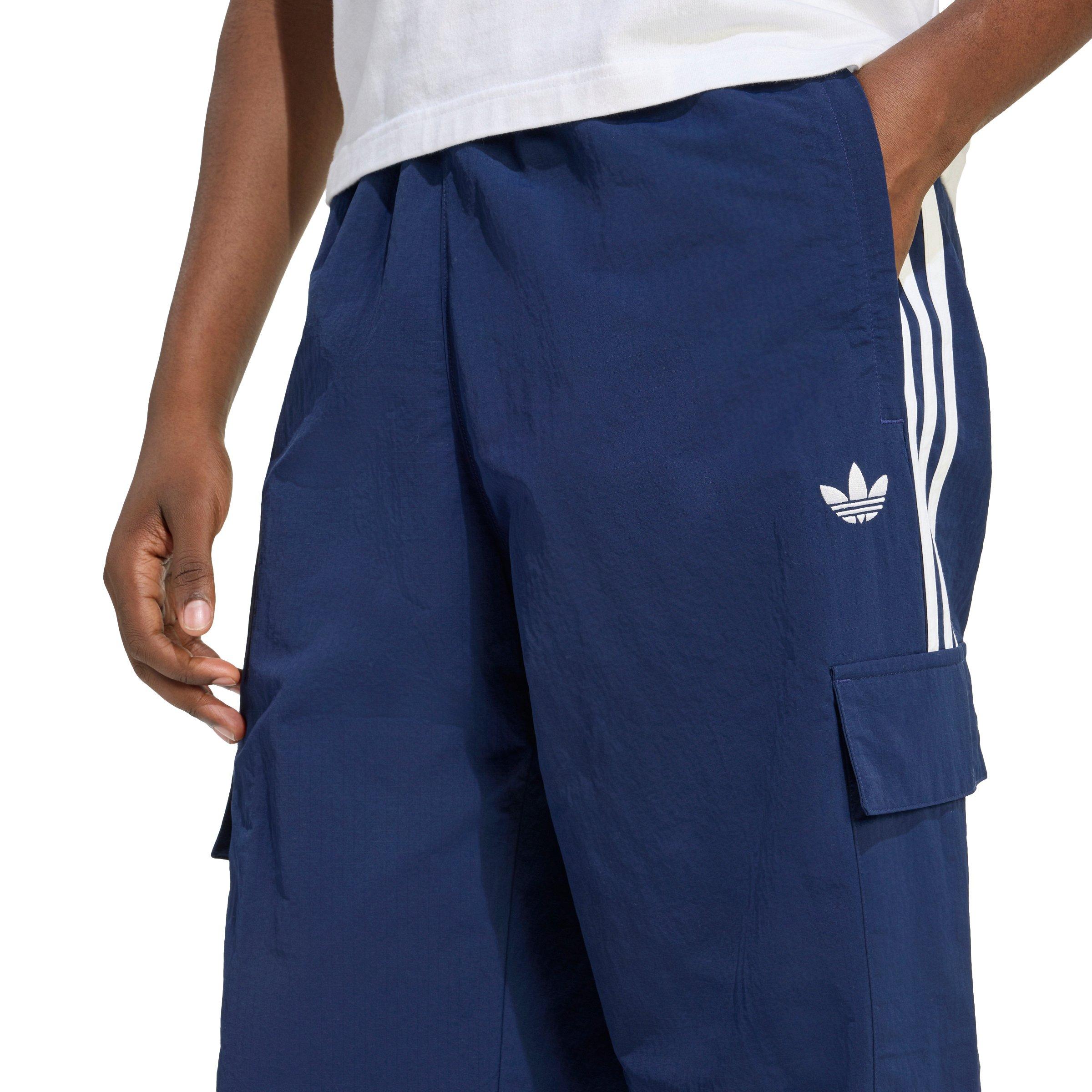adidas Originals Men's Adicolor Classics 3-Stripes Cargo Pants - Indigo - INDIGO Thumbnail View 3
