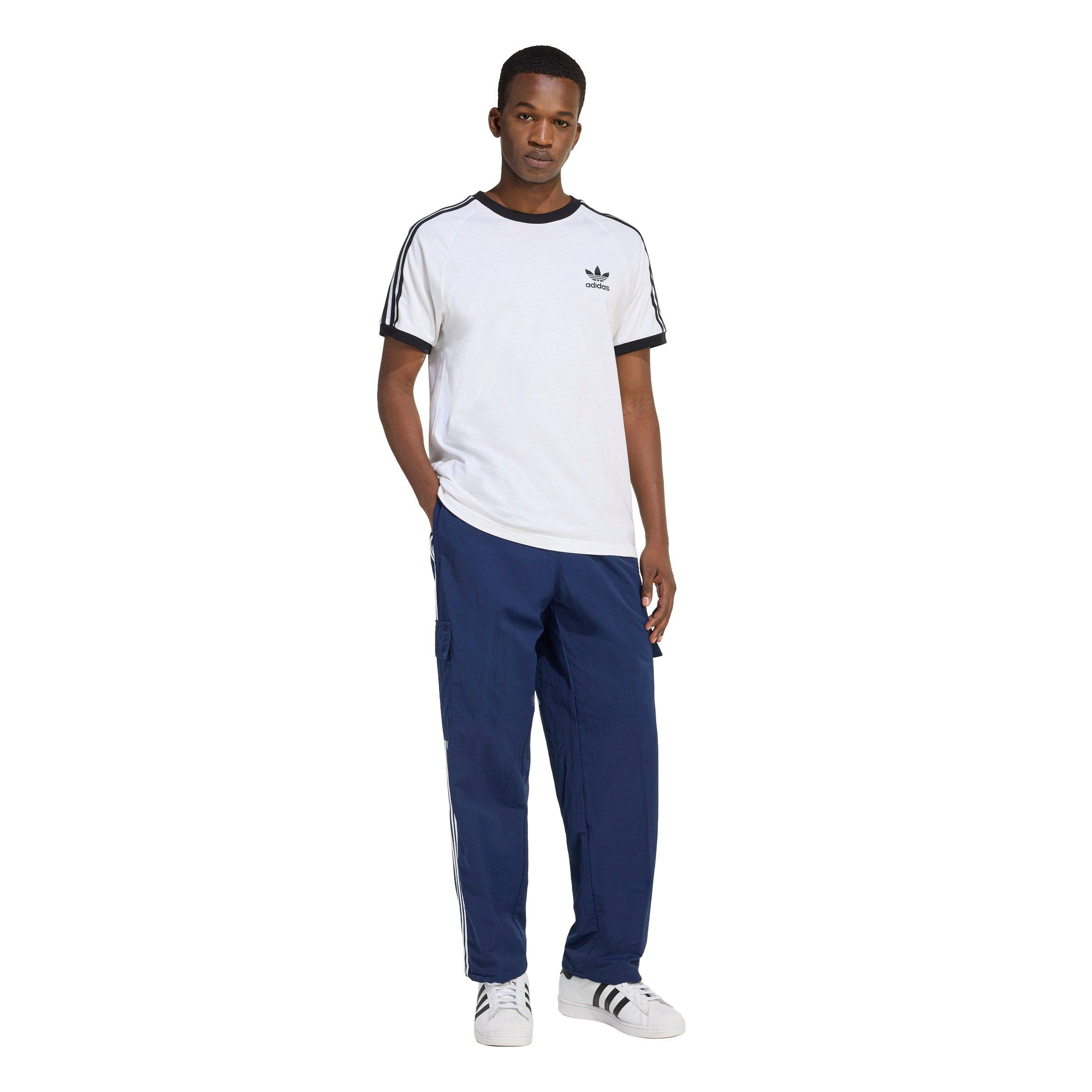 adidas Originals Men's Adicolor Classics 3-Stripes Cargo Pants -Indigo - INDIGO Thumbnail View 5