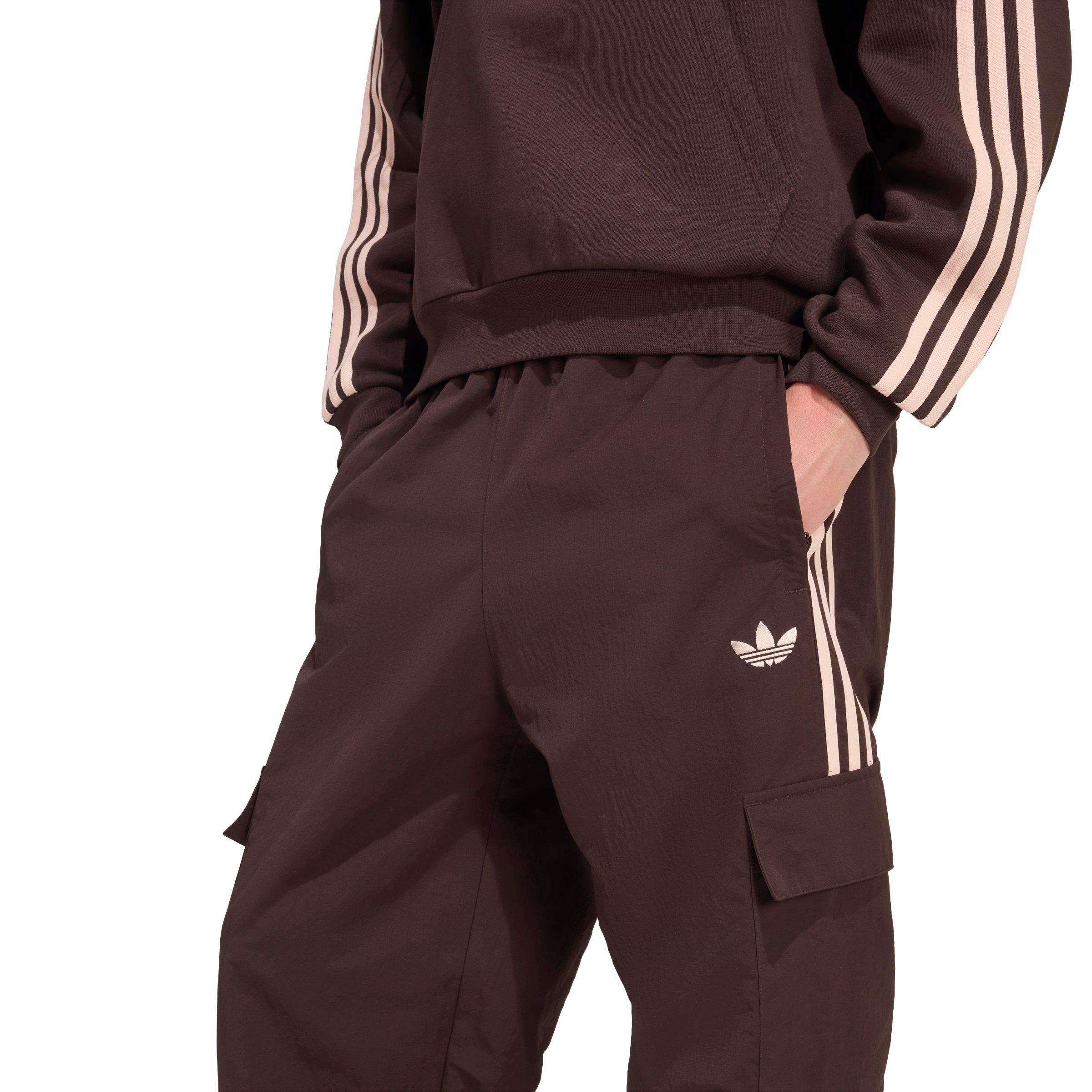 adidas Originals Men's Adicolor Classics 3-Stripes Cargo Pants - Coffee - COFFEE Thumbnail View 3