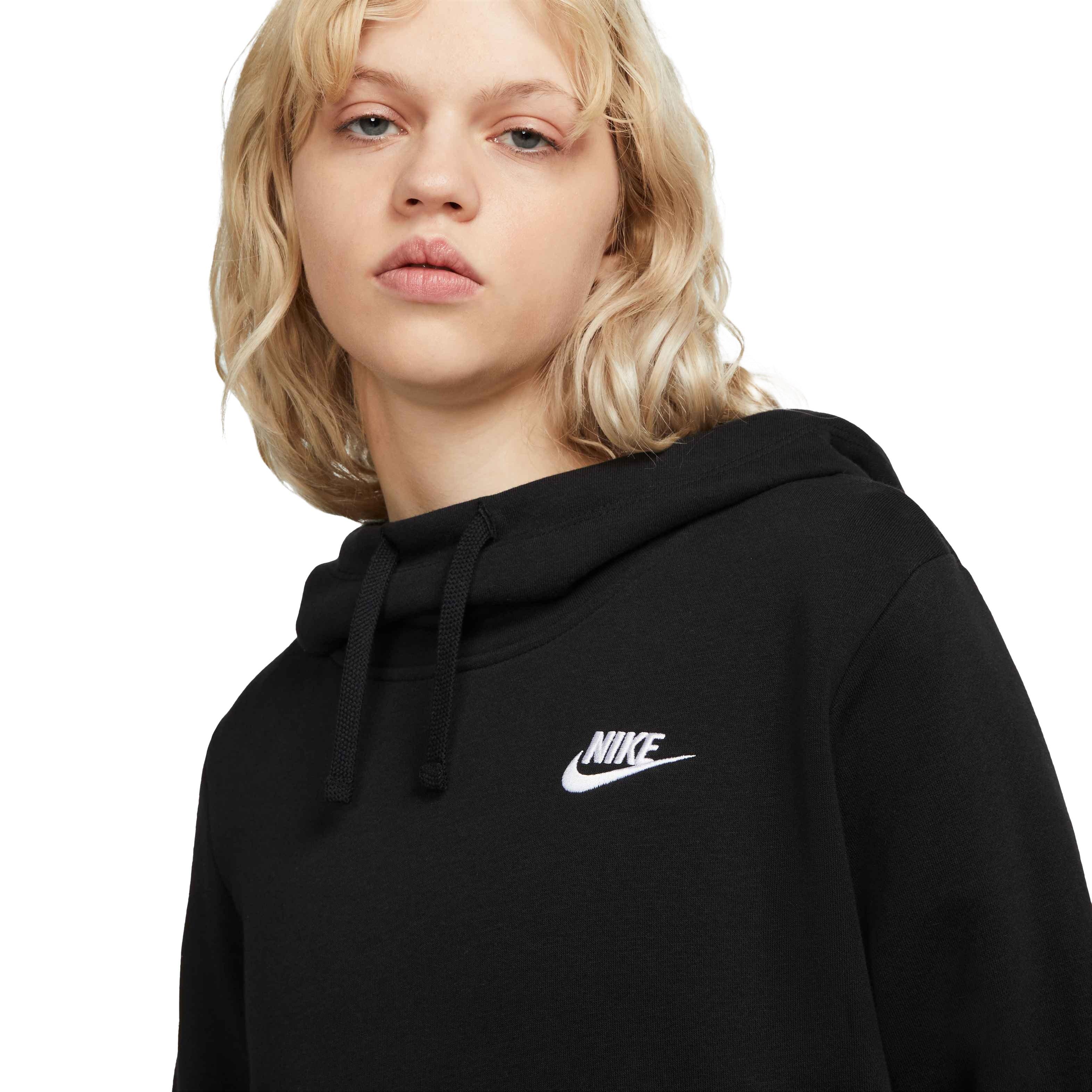 Nike Women's Sportswear Club Fleece Funnel-Neck Hoodie