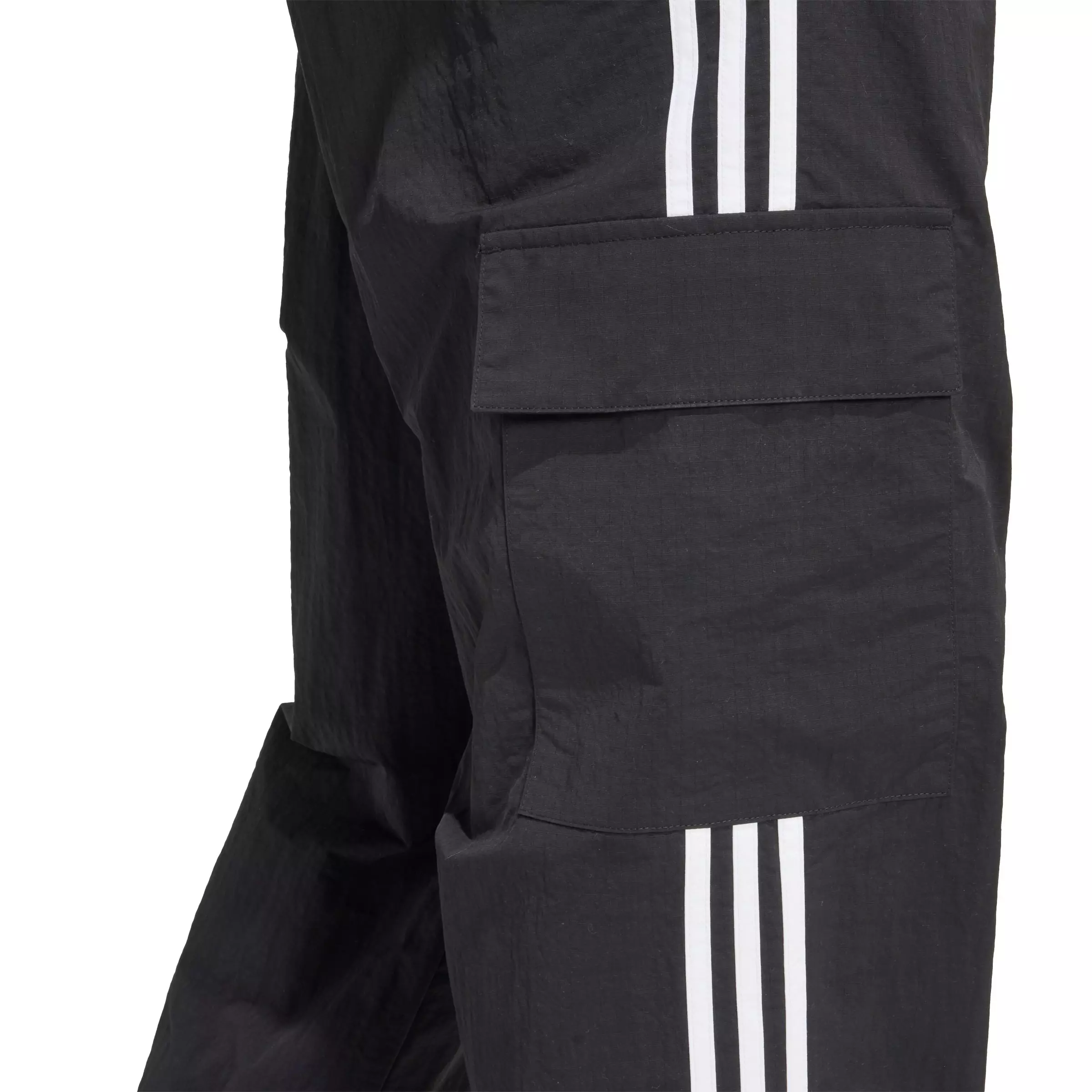 adidas Originals Men's Adicolor Classics 3-Stripes Cargo Pants -Black - BLACK
