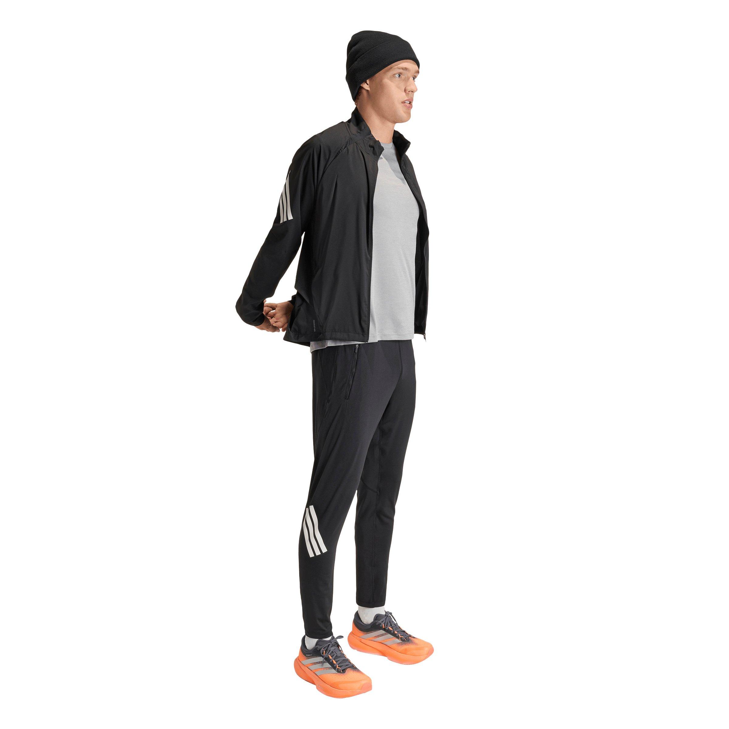 adidas Men's adi365 Iconic Running Pant - Black - BLACK Thumbnail View 5