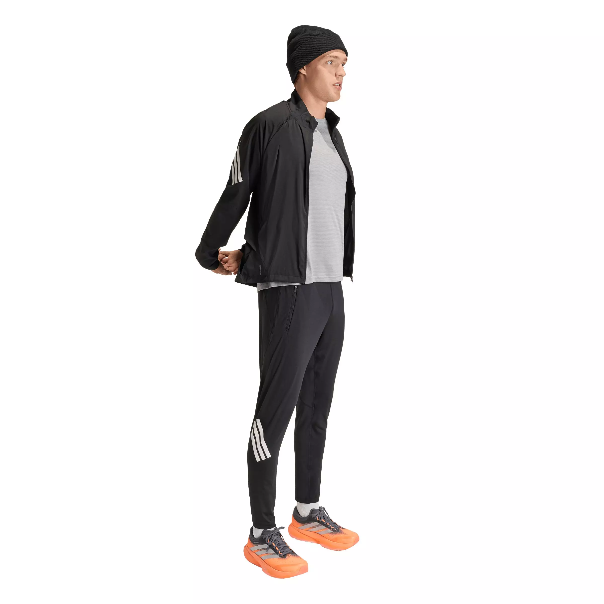 adidas Men's adi365 Iconic Running Pant -Black - BLACK