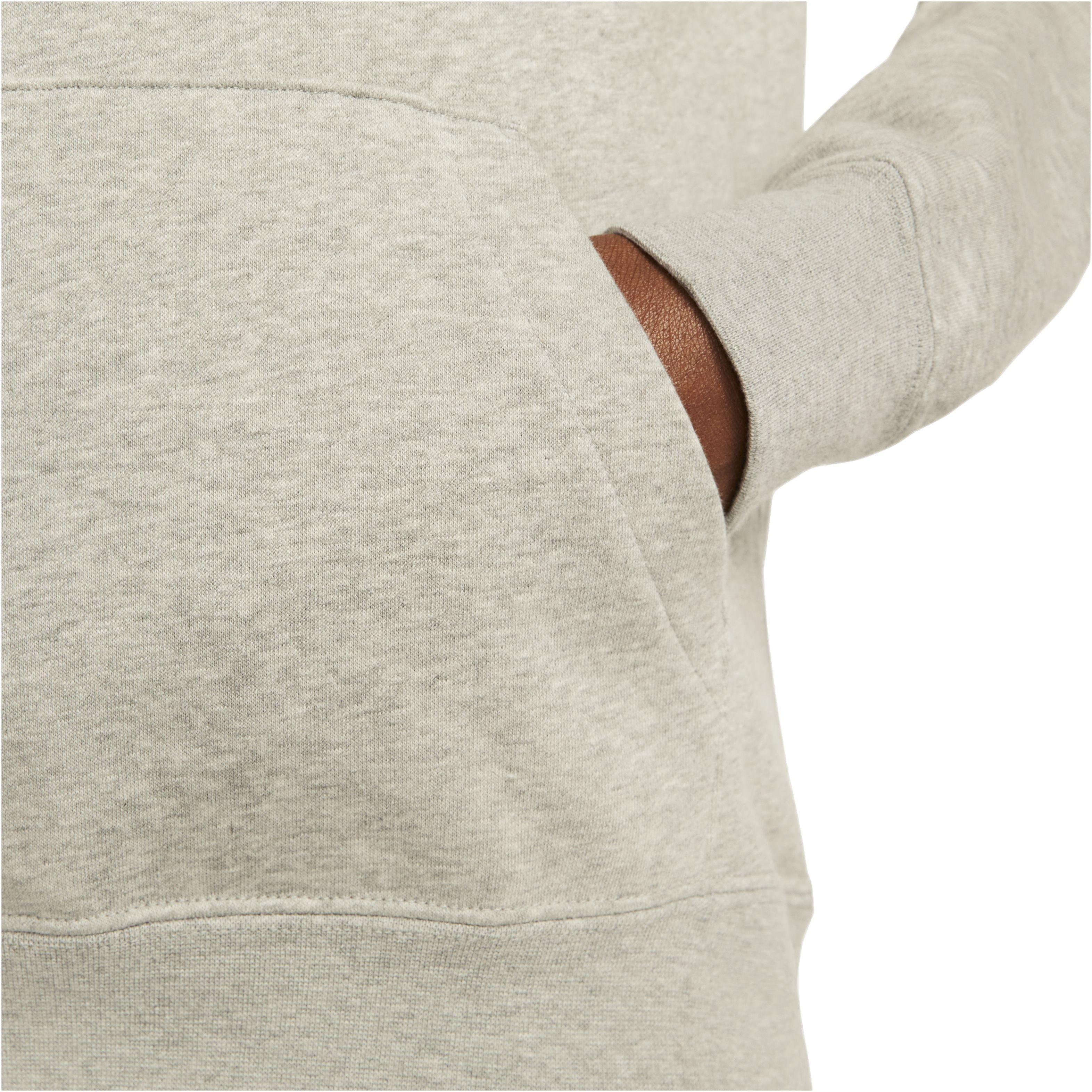 Nike Women's Sportswear Club Standard Fleece Pullover Hoodie - GREY Thumbnail View 4