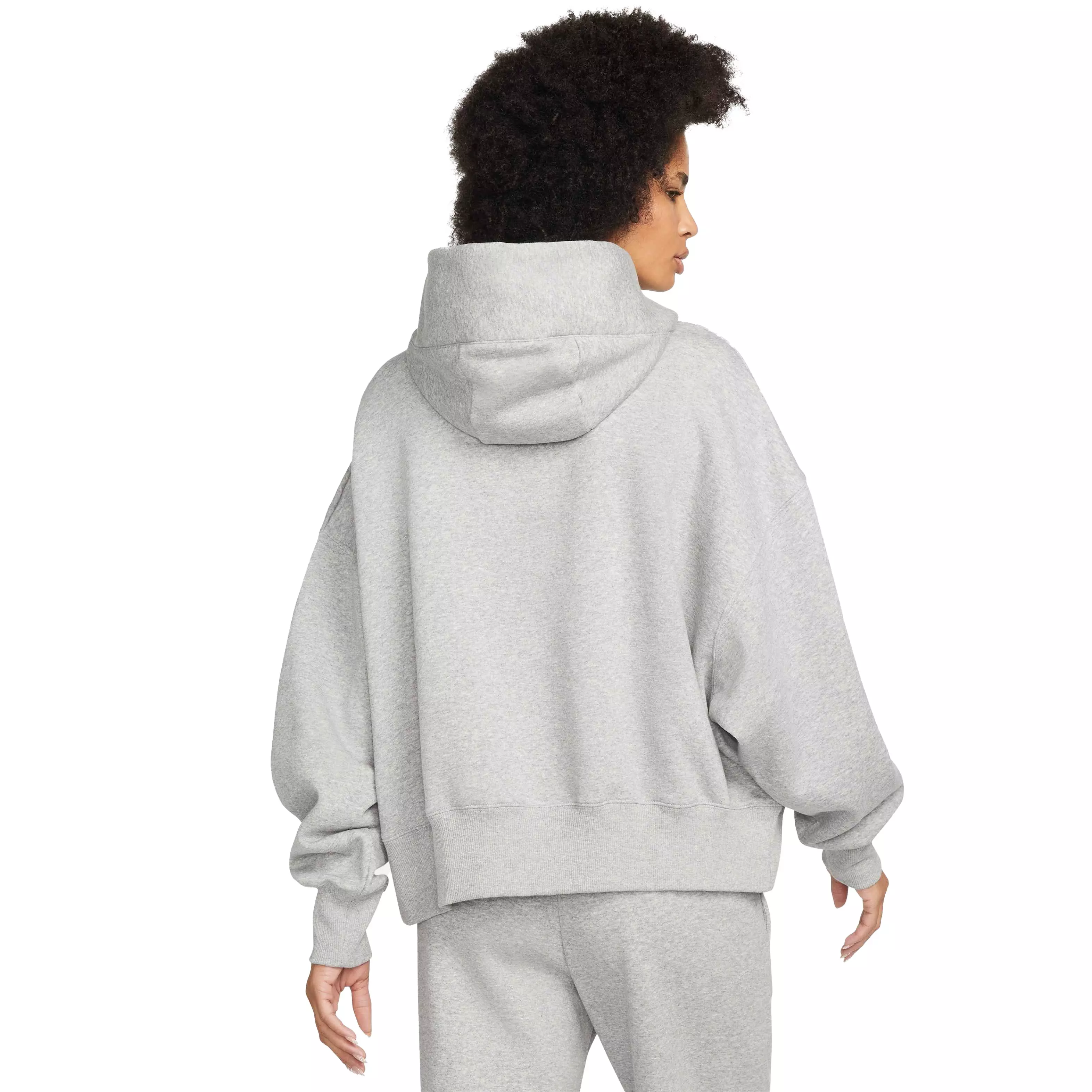 Nike Women's Sportswear Phoenix Fleece Over-Oversized Pullover Hoodie - GREY