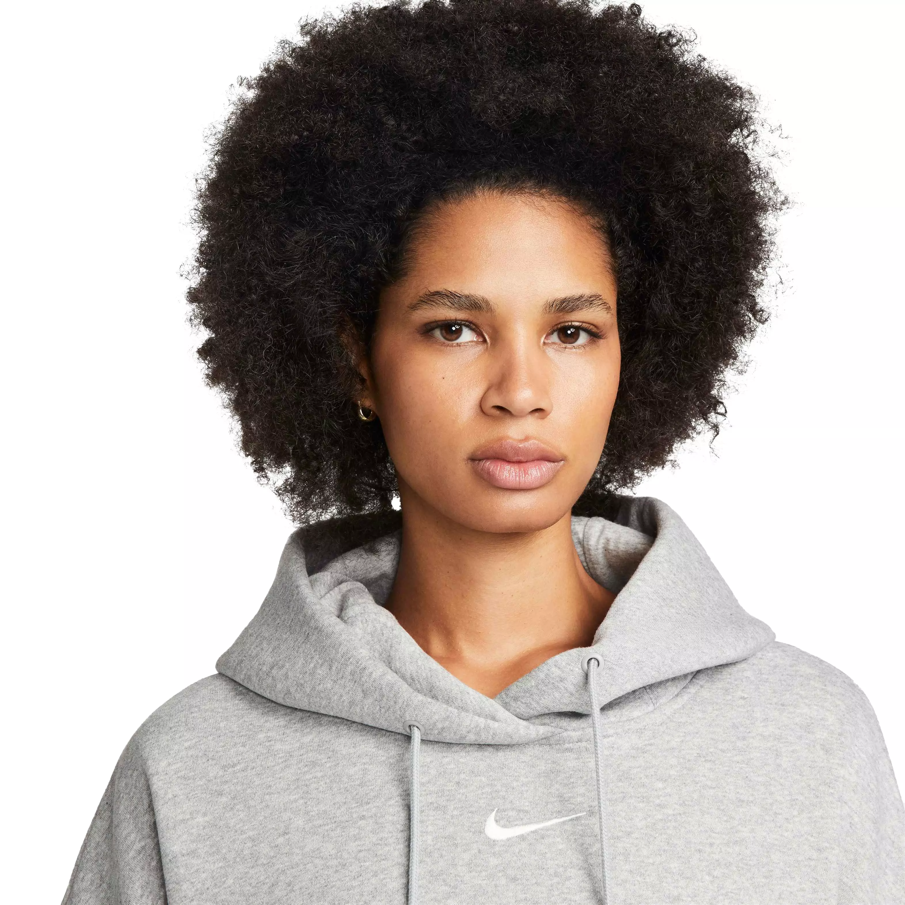 Nike Women's Sportswear Phoenix Fleece Over-Oversized Pullover Hoodie - GREY