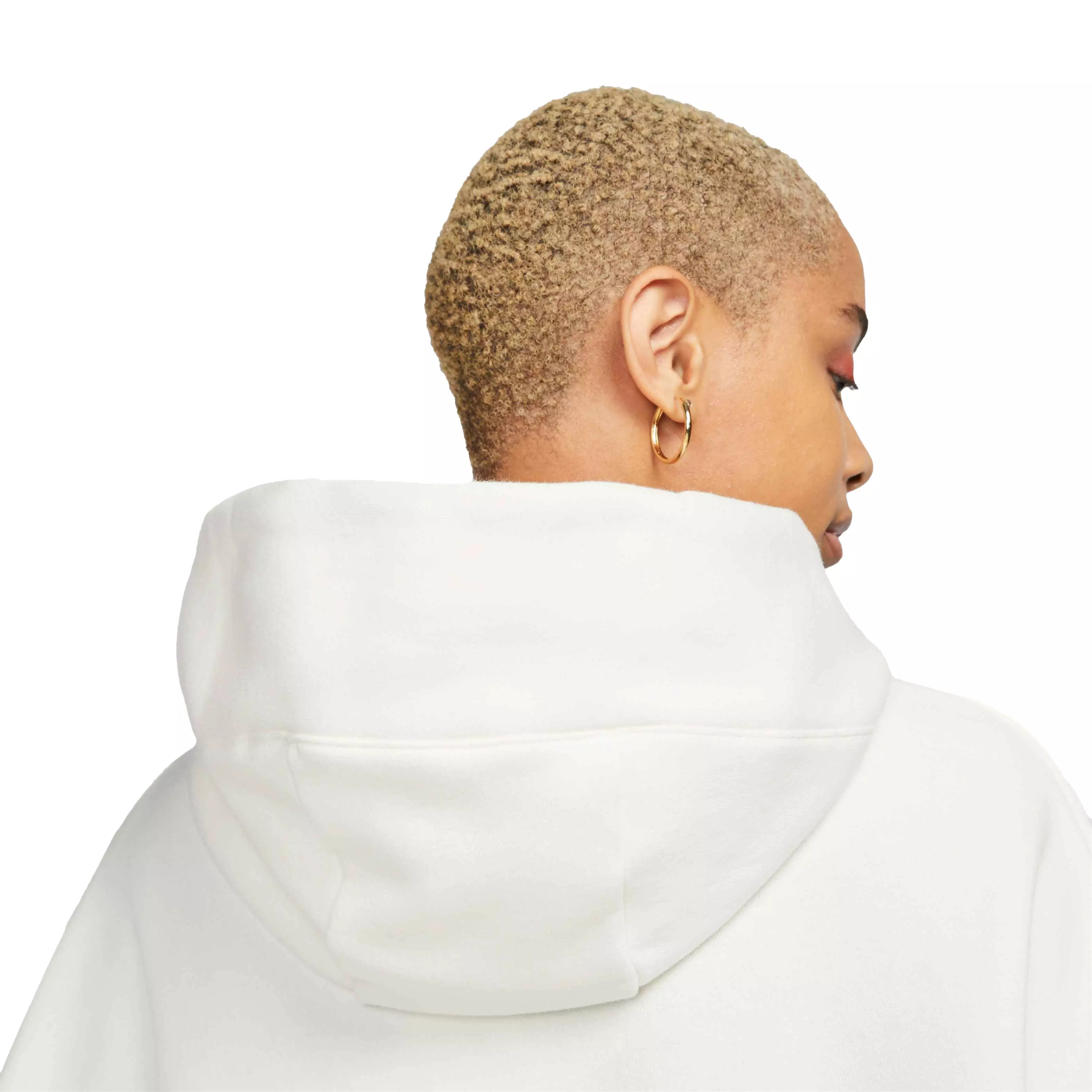 Nike Women's Sportswear Phoenix Fleece Over-Oversized Pullover Hoodie - BLACK