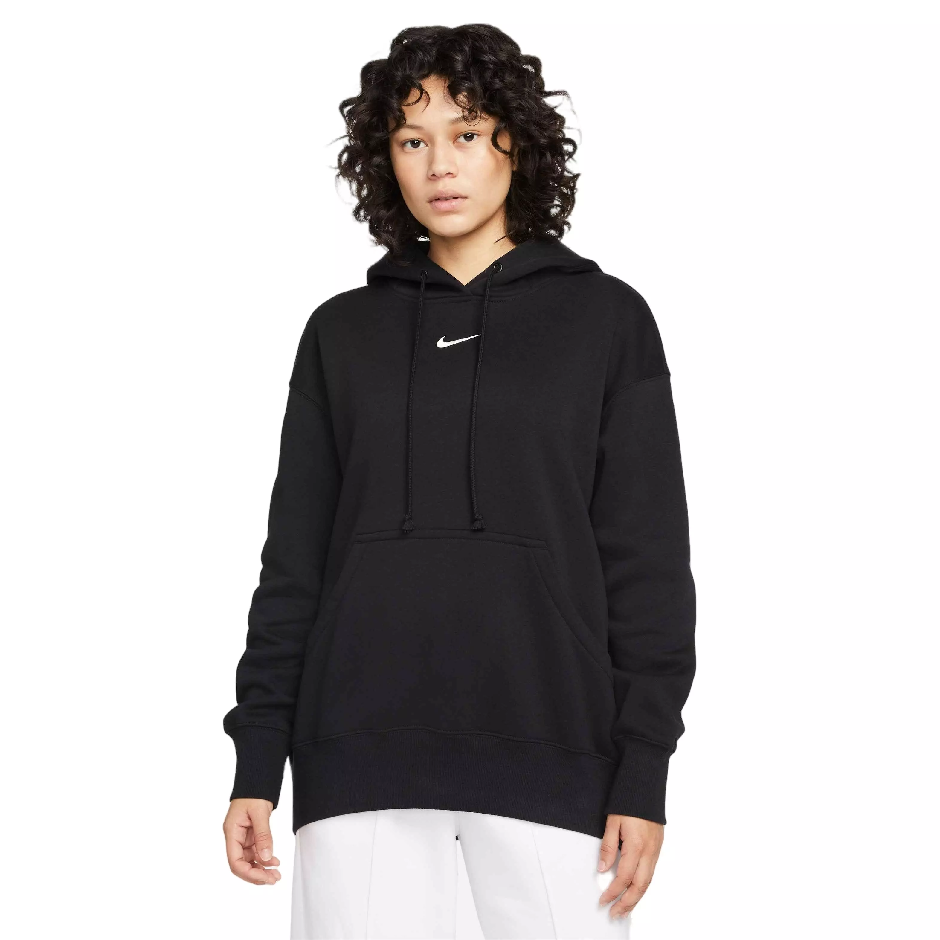 Nike Sportswear Phoenix Fleece Pullover Hoodie in Black