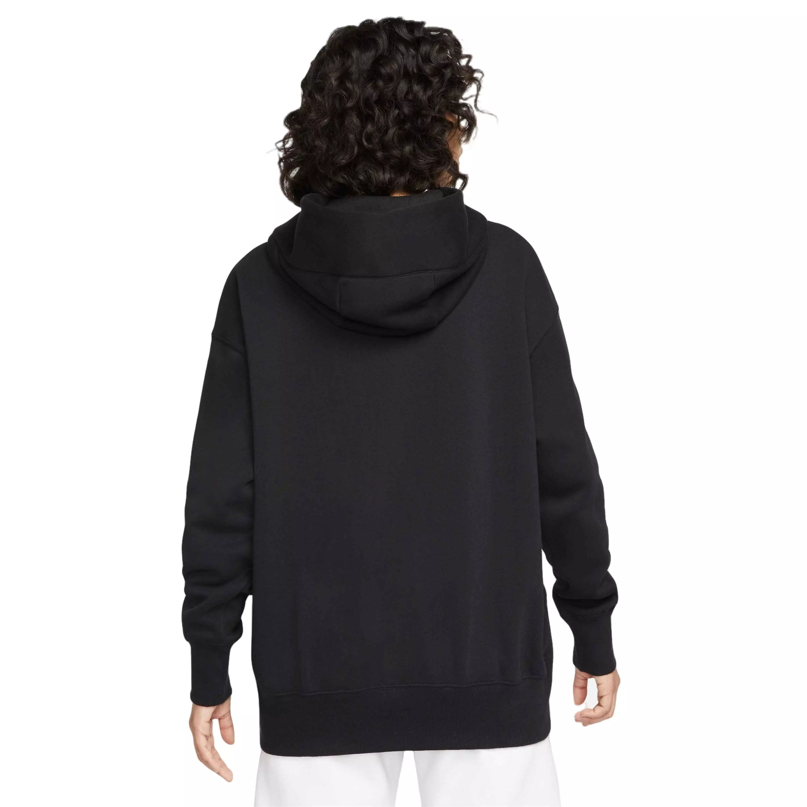 Nike Women's Sportswear Phoenix Oversized Fleece Pullover Hoodie - BLACK