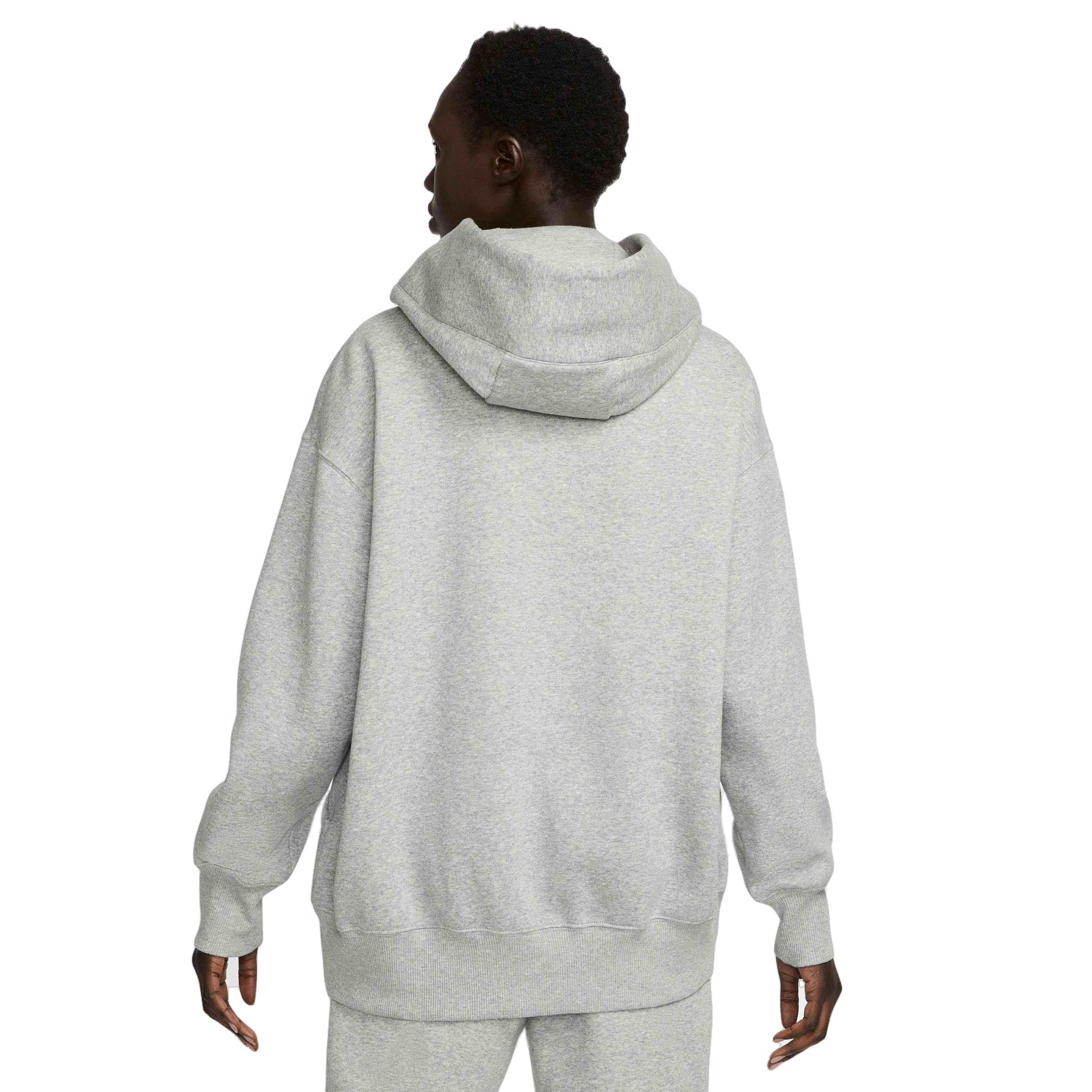 Nike Women's Sportswear Phoenix Oversized Fleece Pullover Hoodie - GREY Thumbnail View 2