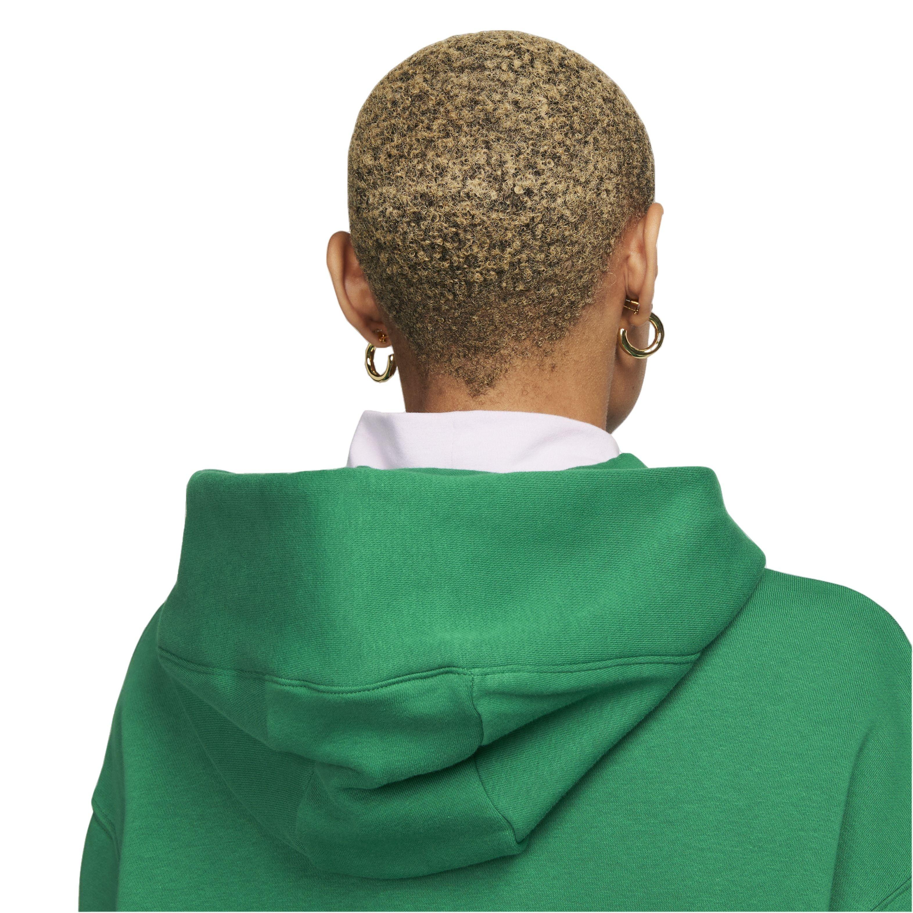 Nike Women's Sportswear Phoenix Oversized Fleece Pullover Hoodie - GREEN Thumbnail View 4