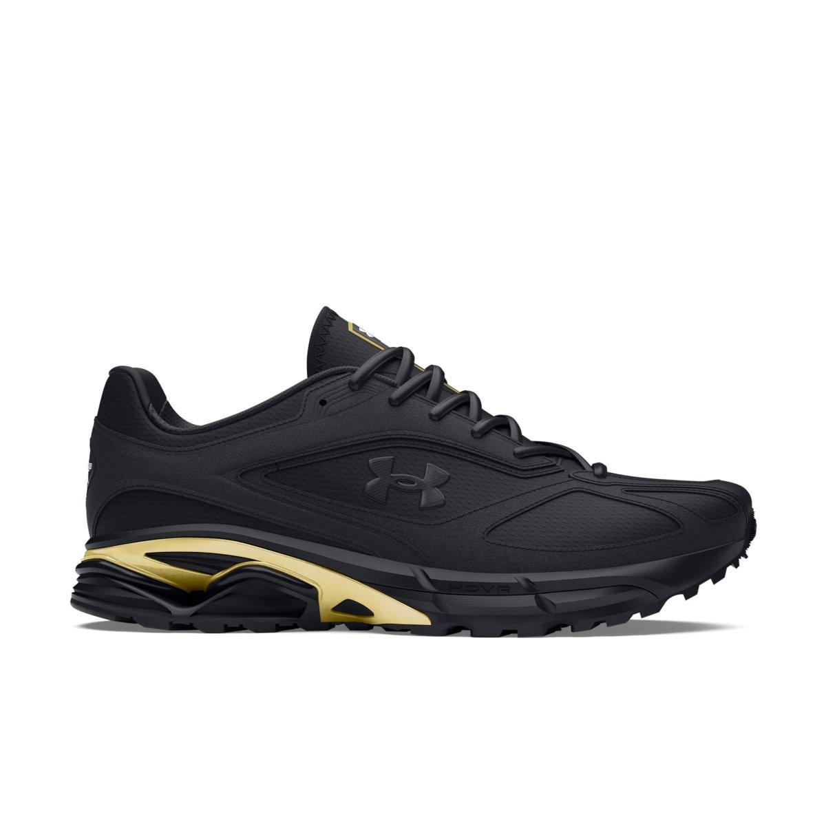 Under Armour Apparition "Black/Metallic Gold" Unisex Running Shoe - BLACK/GOLD Thumbnail View 1