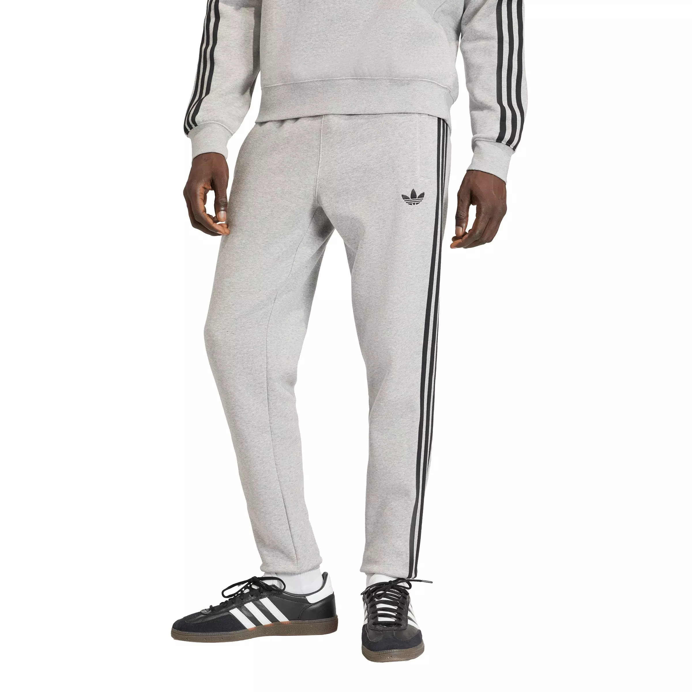 adidas Originals Men's 3-Stripes Sweatpants -Grey - GREY