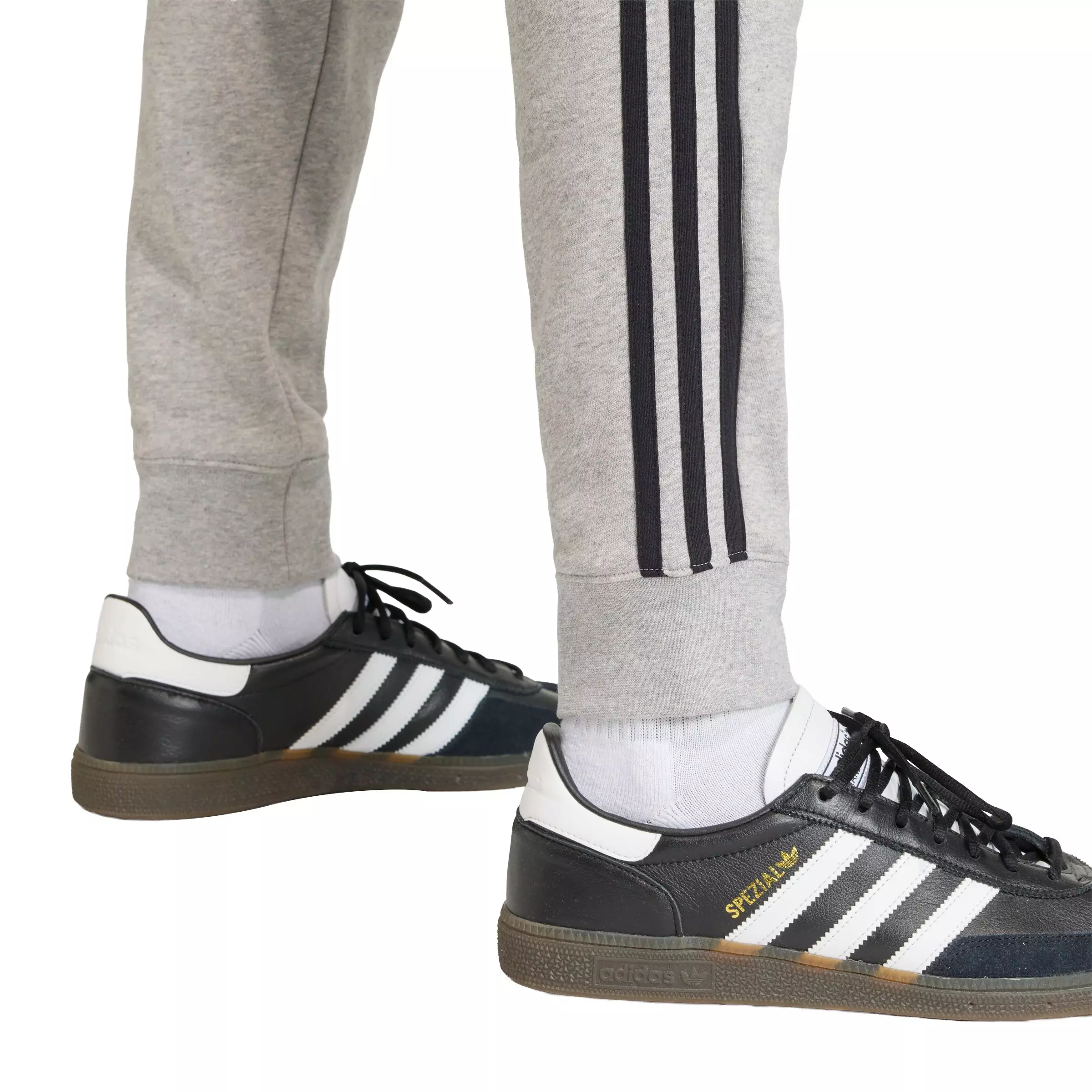 adidas Originals Men's 3-Stripes Sweatpants - Grey - GREY