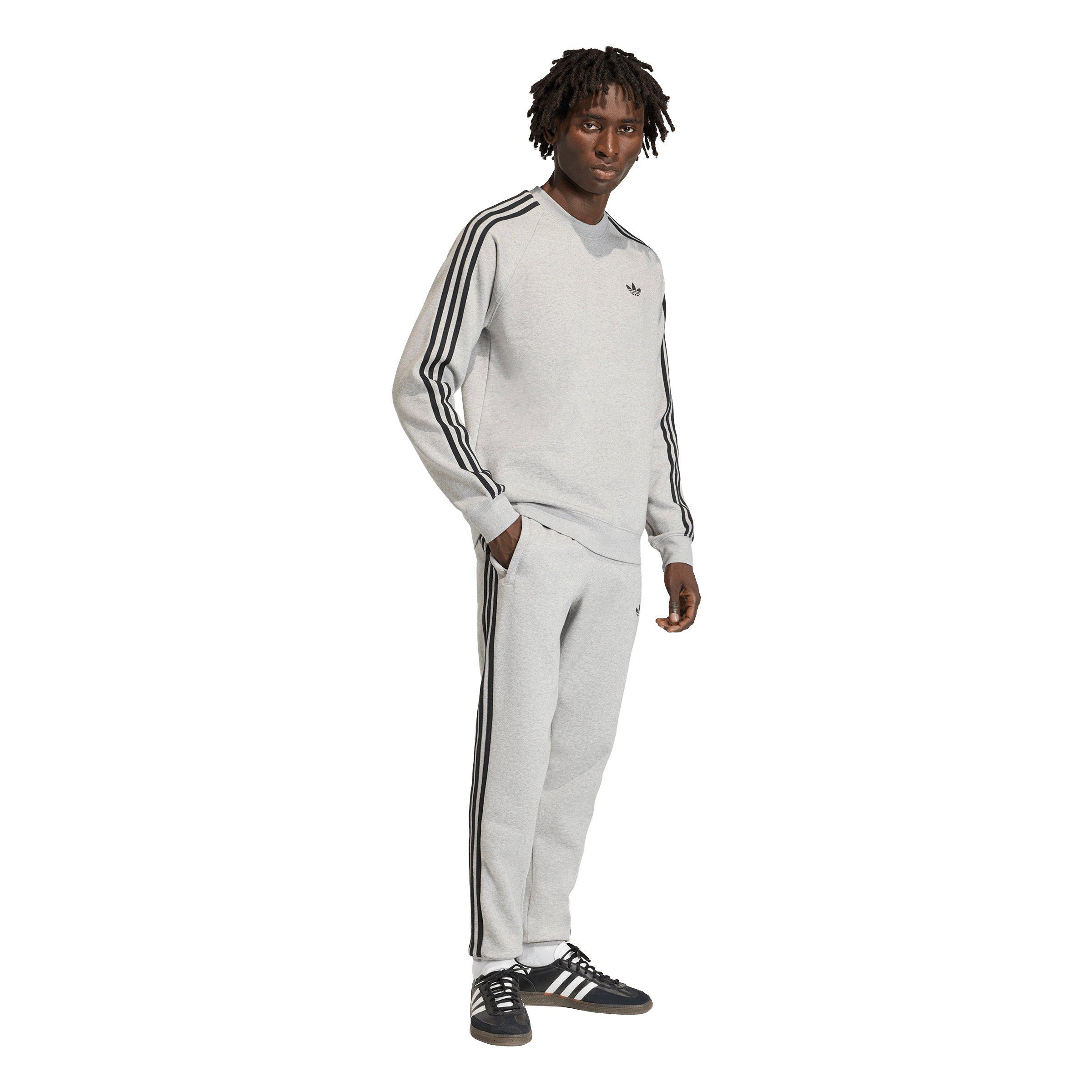 adidas Originals Men's 3-Stripes Sweatpants -Grey - GREY Thumbnail View 5