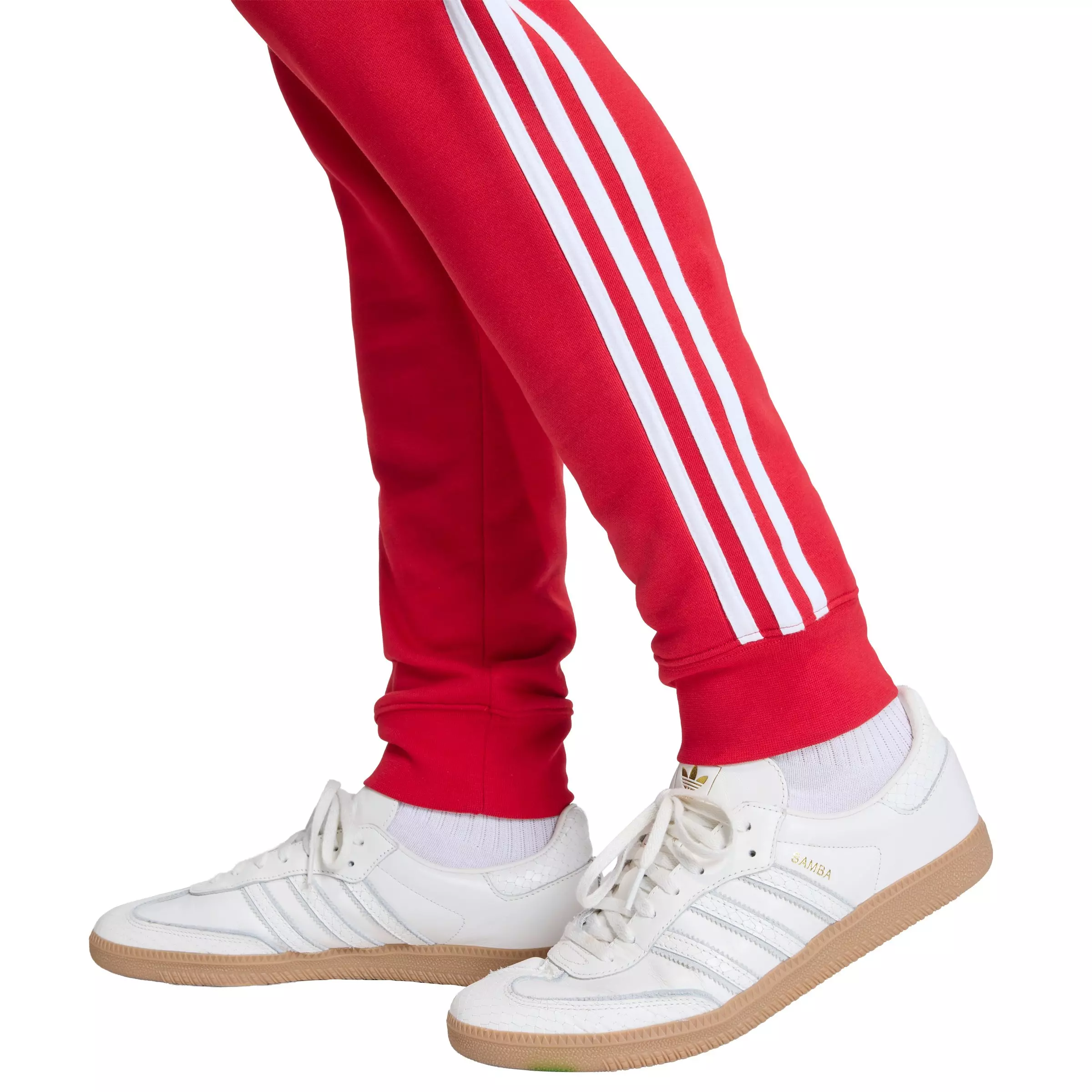 adidas Originals Men's 3-Stripes Sweatpants - Red - RED