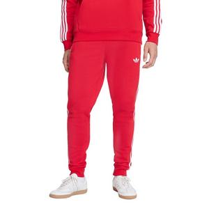adidas Originals Men's 3-Stripes Sweatpants -Red