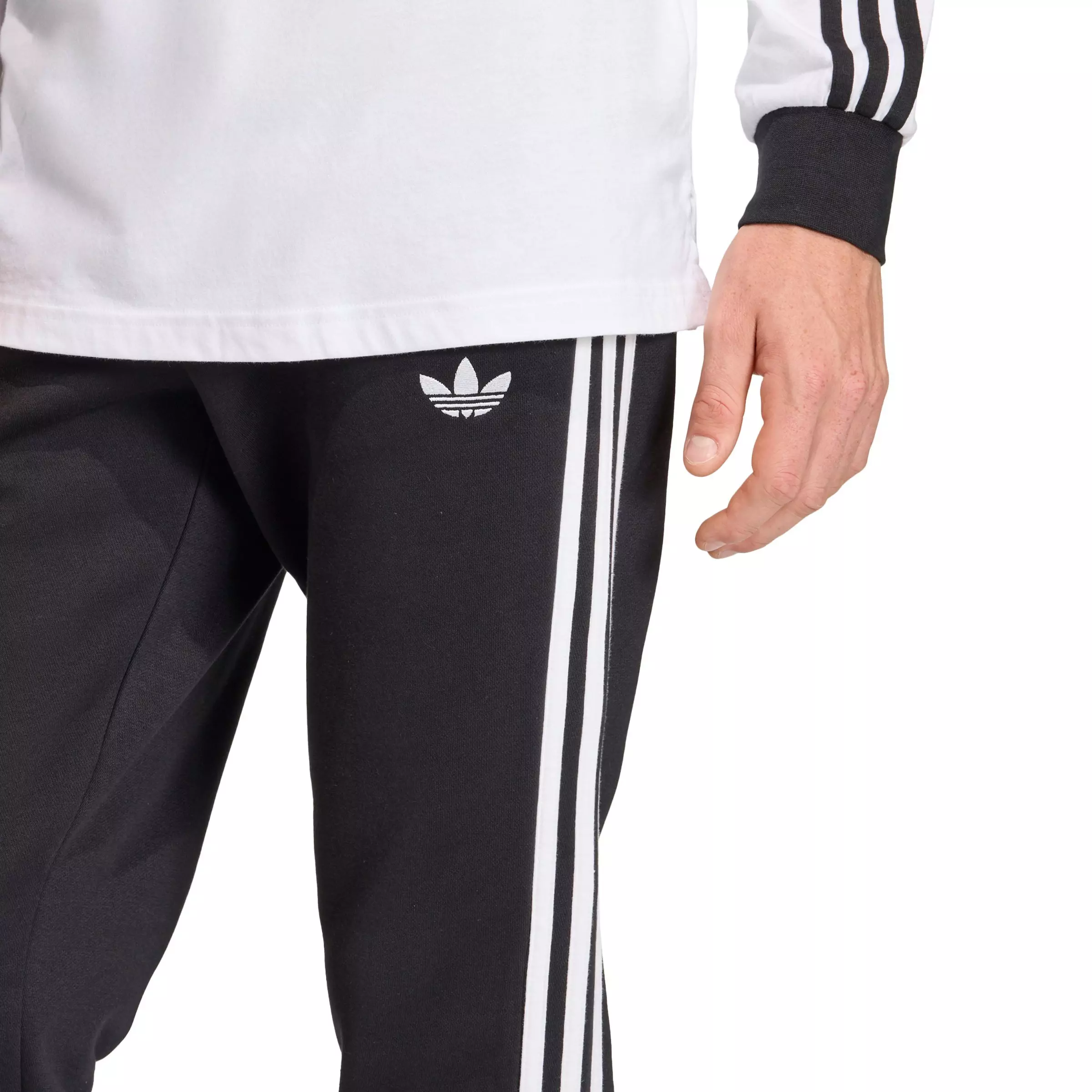 adidas Originals Men's 3-Stripes Sweatpants -Black - BLACK