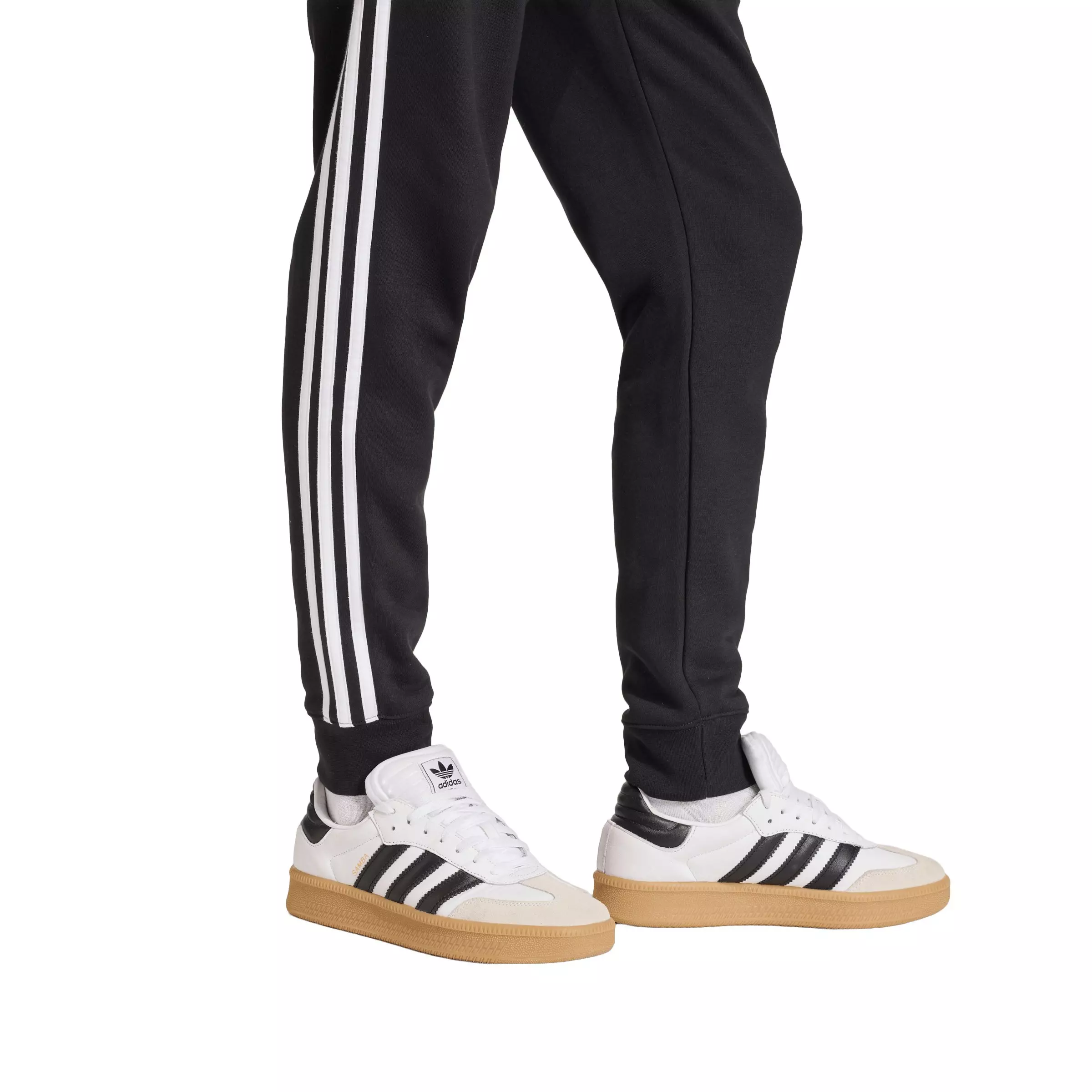 adidas Originals Men's 3-Stripes Sweatpants - Black - BLACK