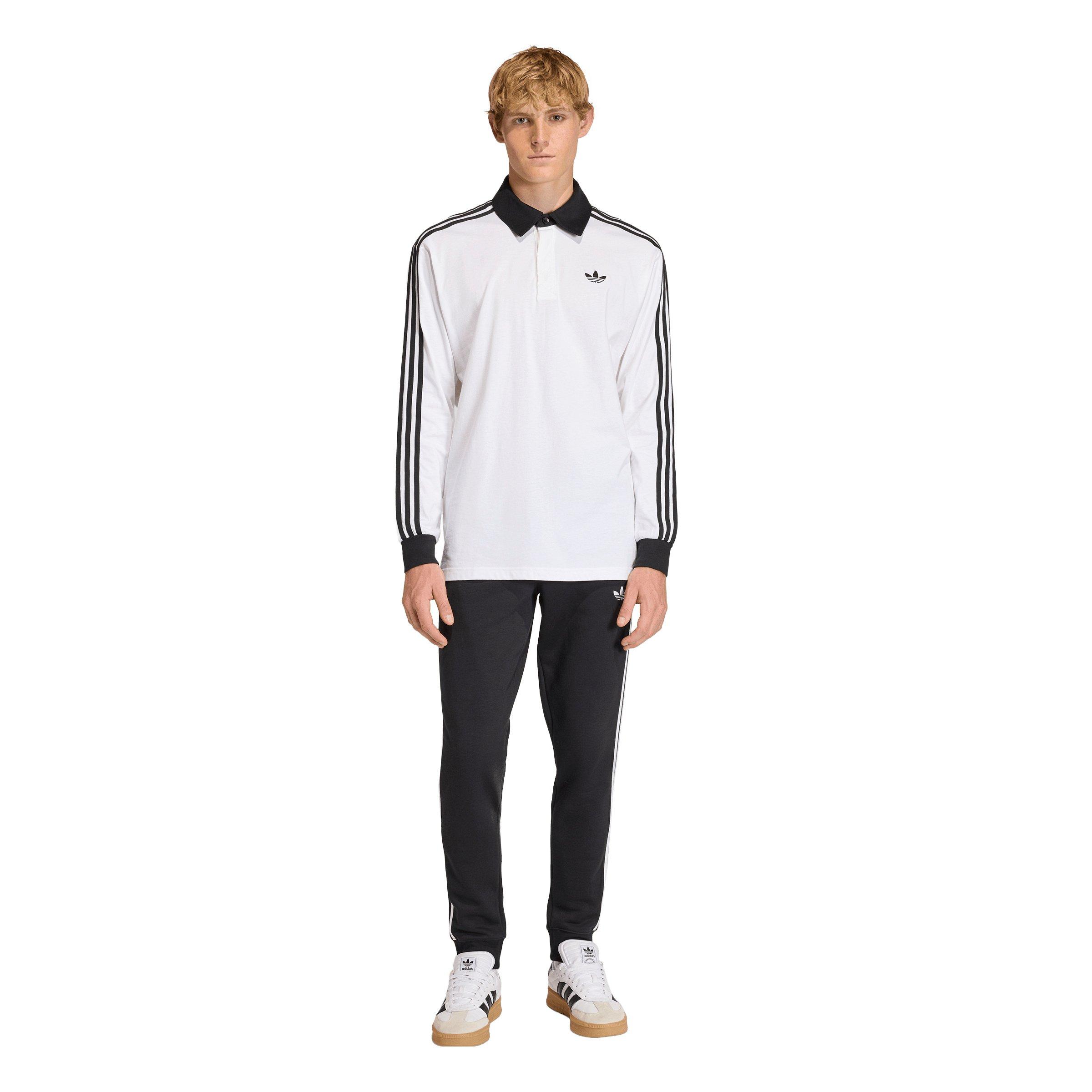 adidas Originals Men's 3-Stripes Sweatpants - Black - BLACK Thumbnail View 5