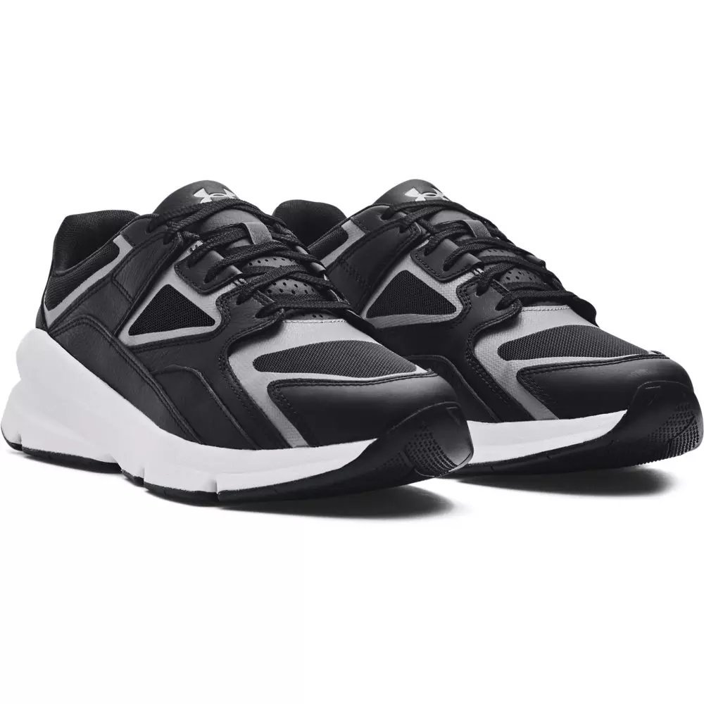 Under Armour Forge 96 Leather "Black/White/Reflective" Unisex Shoe - BLACK/WHITE/REFLECTIVE