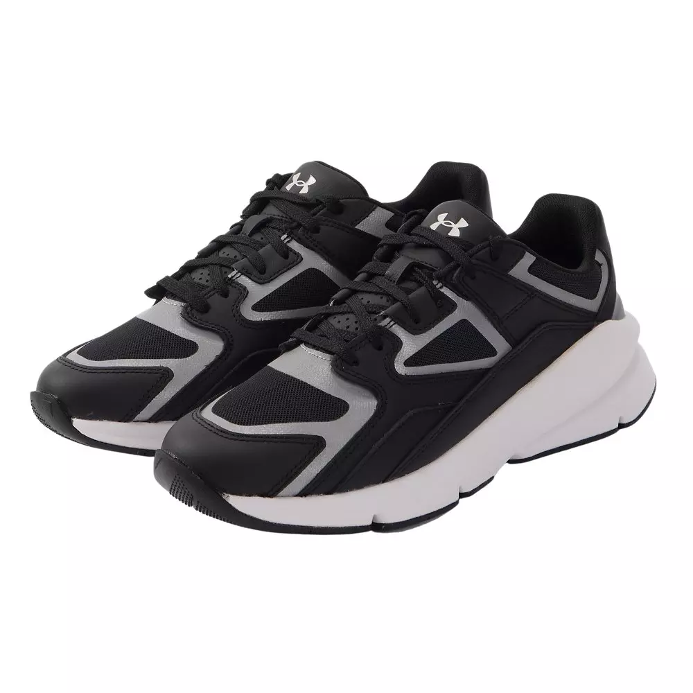 Under Armour Forge 96 Leather "Black/White/Reflective" Unisex Shoe - BLACK/WHITE/REFLECTIVE