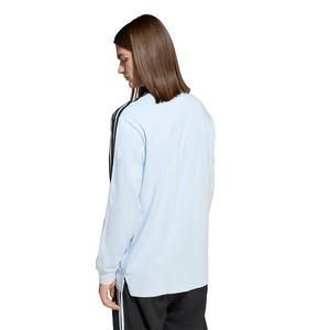 adidas Originals Men's 3-Stripes Rugby Long-Sleeve Polo -Lt Blue