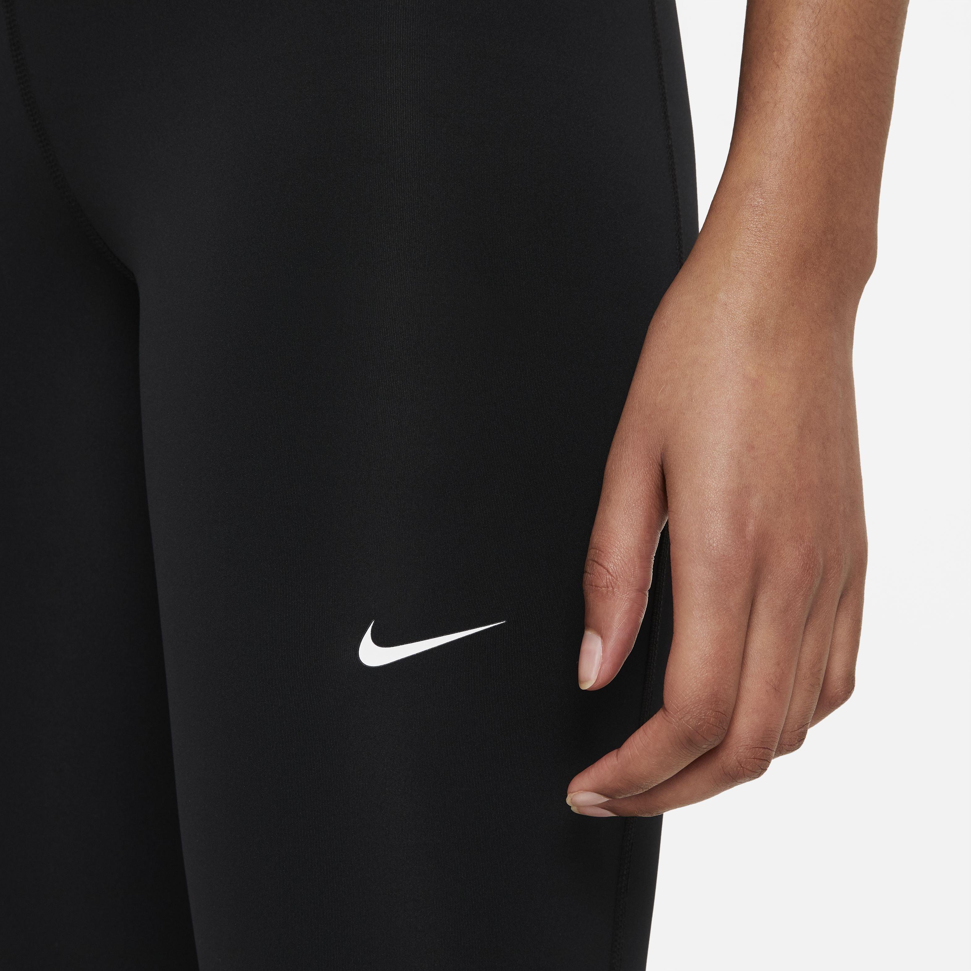 Nike Pro Training 365 high waisted 7/8 leggings in gray