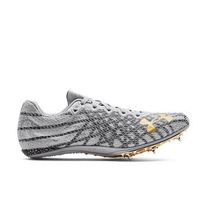 Under Armour HOVR Miler Pro 3 "Halo Grey/ Pitch Grey/Metallic Victory Gold" Men's Track Spike