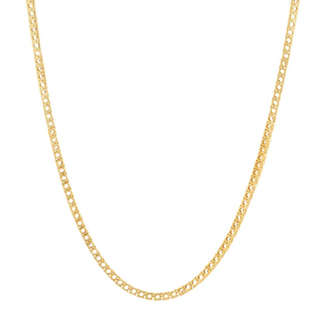 King Ice 3MM Tennis Chain - Gold - GOLD