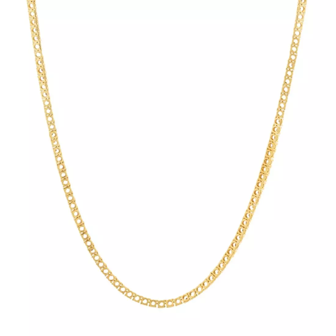 King Ice 3MM Tennis Chain - Gold - GOLD