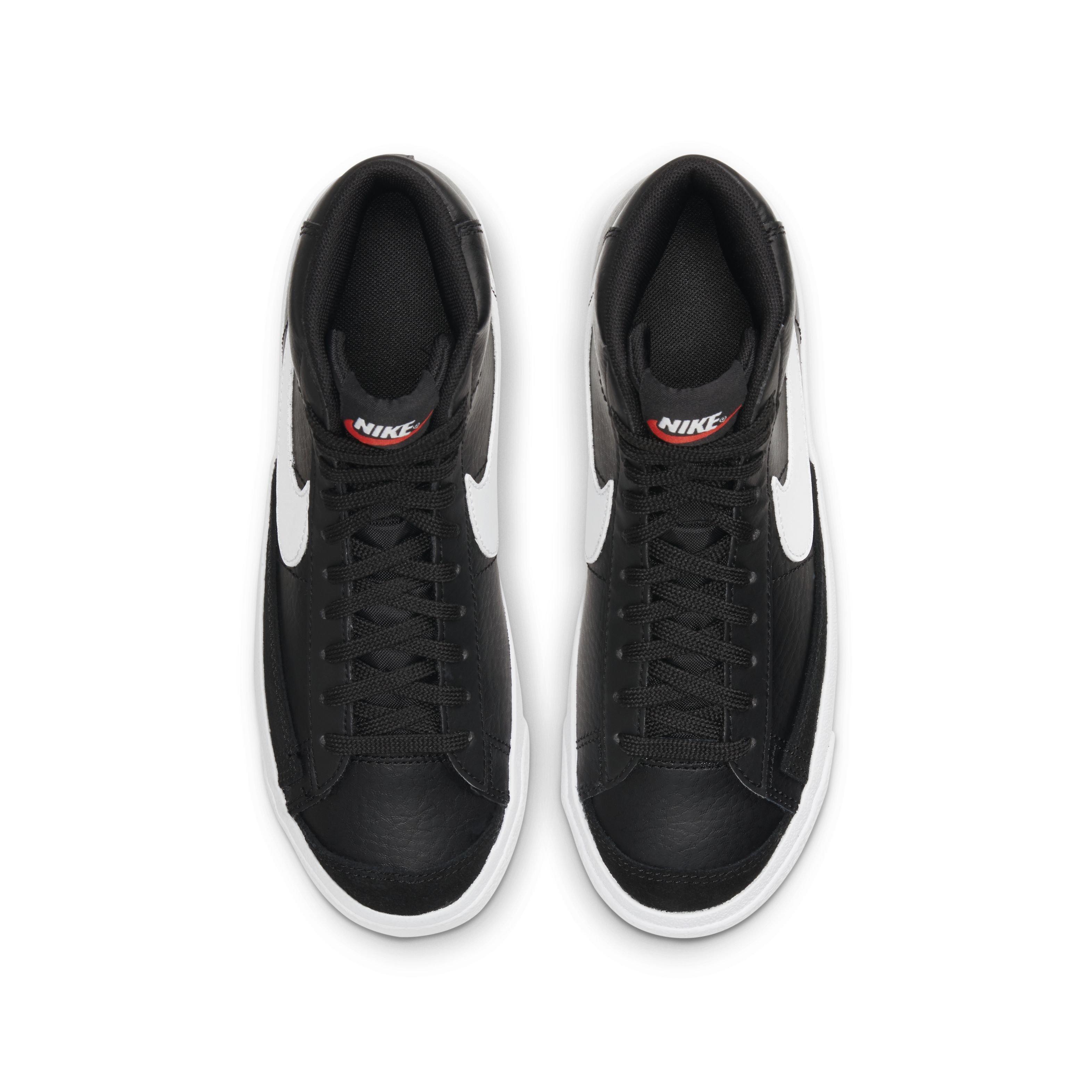 Nike Blazer Mid '77 Grade School Boys' "Black" Shoe