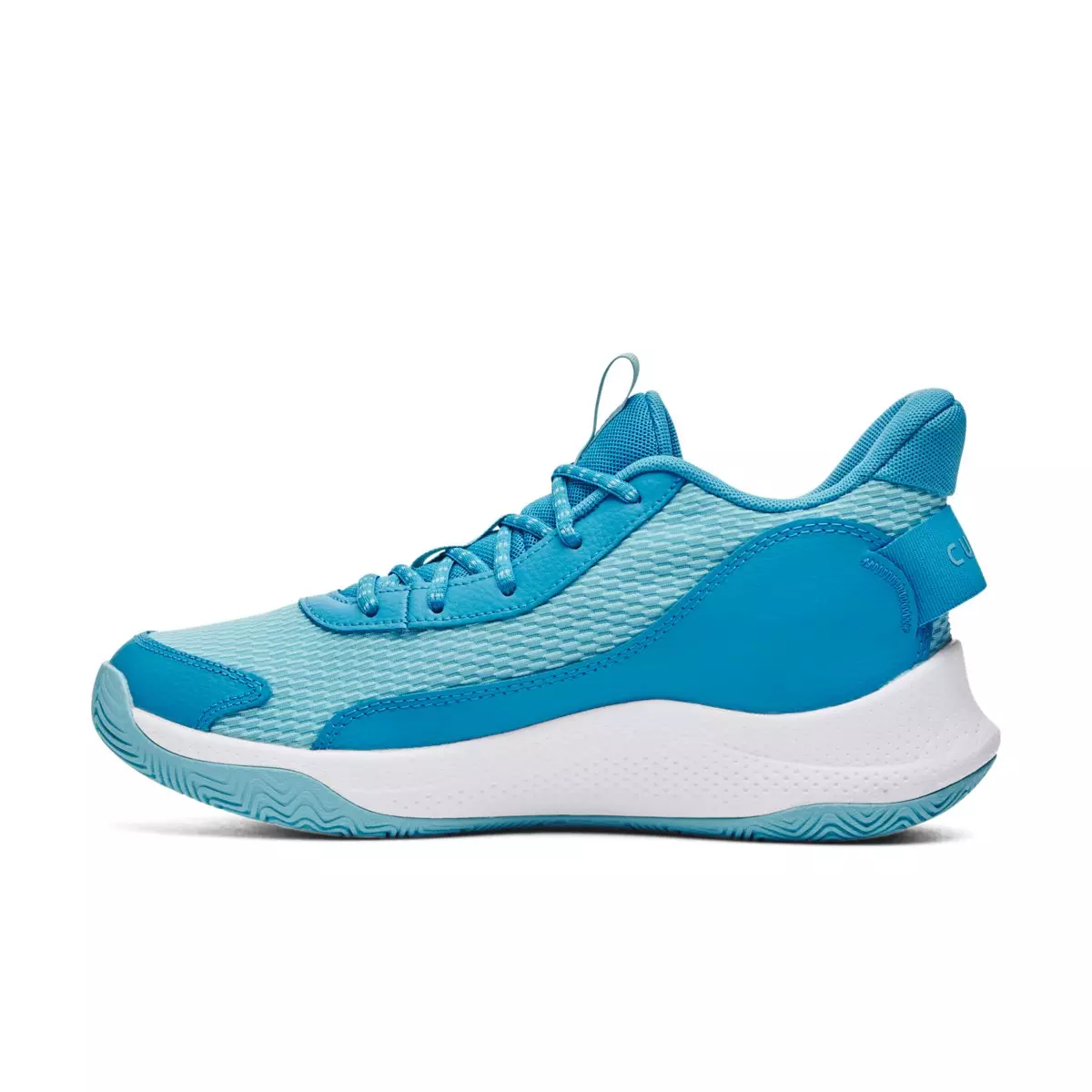 Under Armour Curry 3Z7 "Capri/Sky Blue/High Vis Yellow" Unisex Basketball Shoe - CAPRI/BLUE/YELLOW
