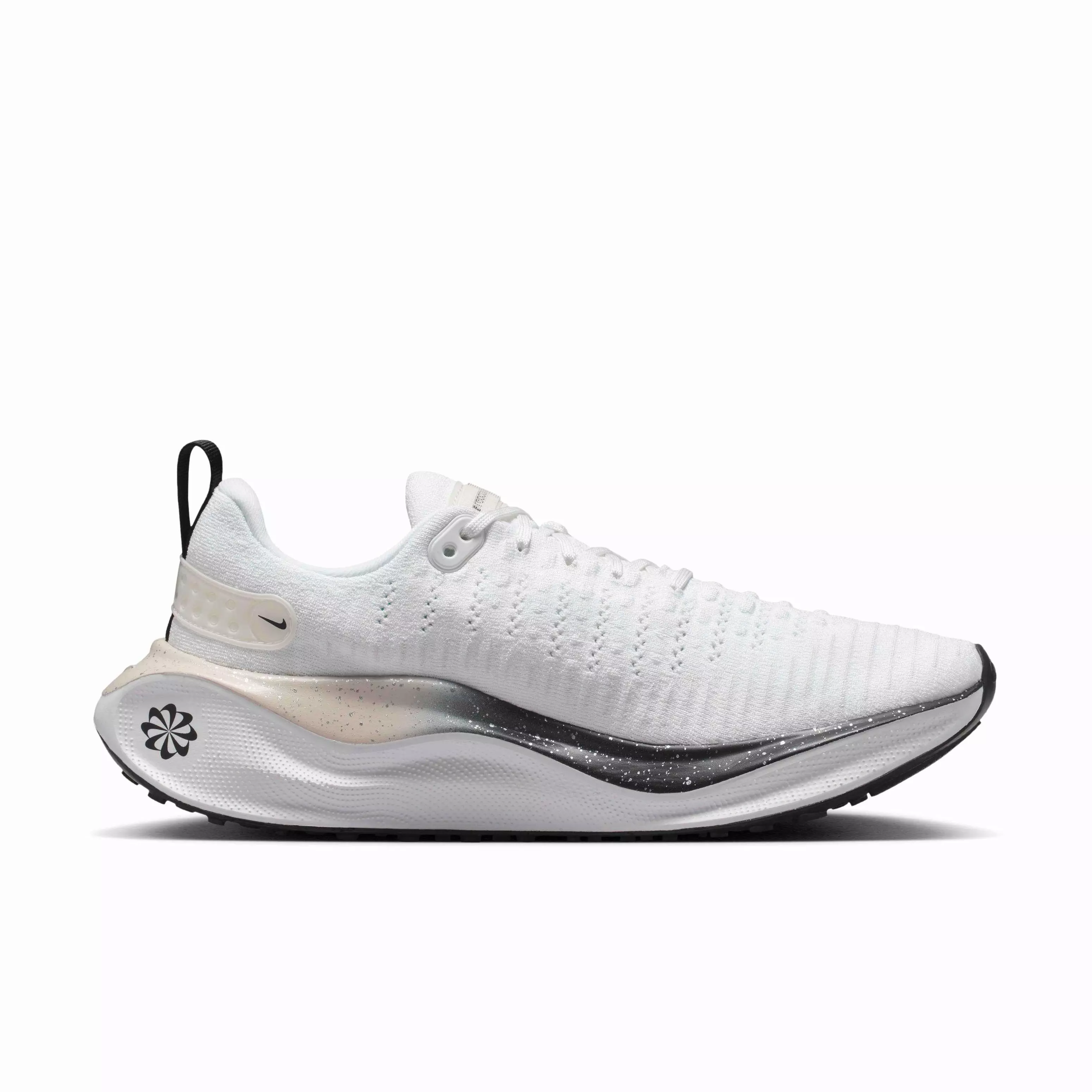 Nike InfinityRN 4 "White/Platinum Tint/Light Smoke Grey/Black" Women's Running Shoe - WHITE/PLATINUM/LT GREY/BLACK