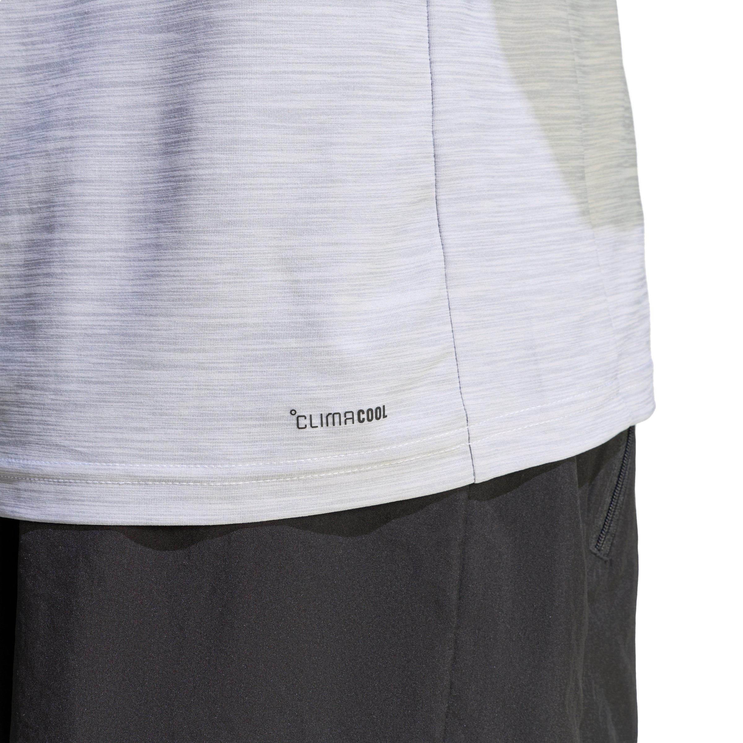 adidas Men's Workout Essentials Flex Long-Sleeve T-Shirt - White - WHITE Thumbnail View 4