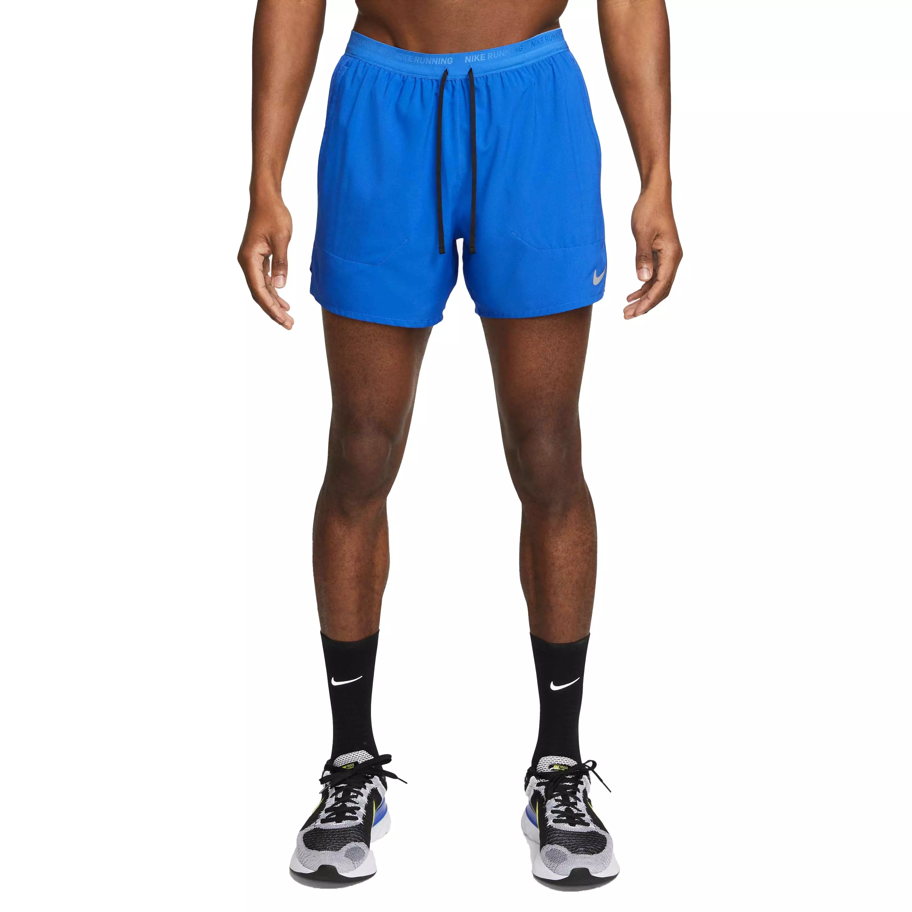 Nike Men's Dri-FIT Stride 5" Brief-Lined Running Shorts - BLUE
