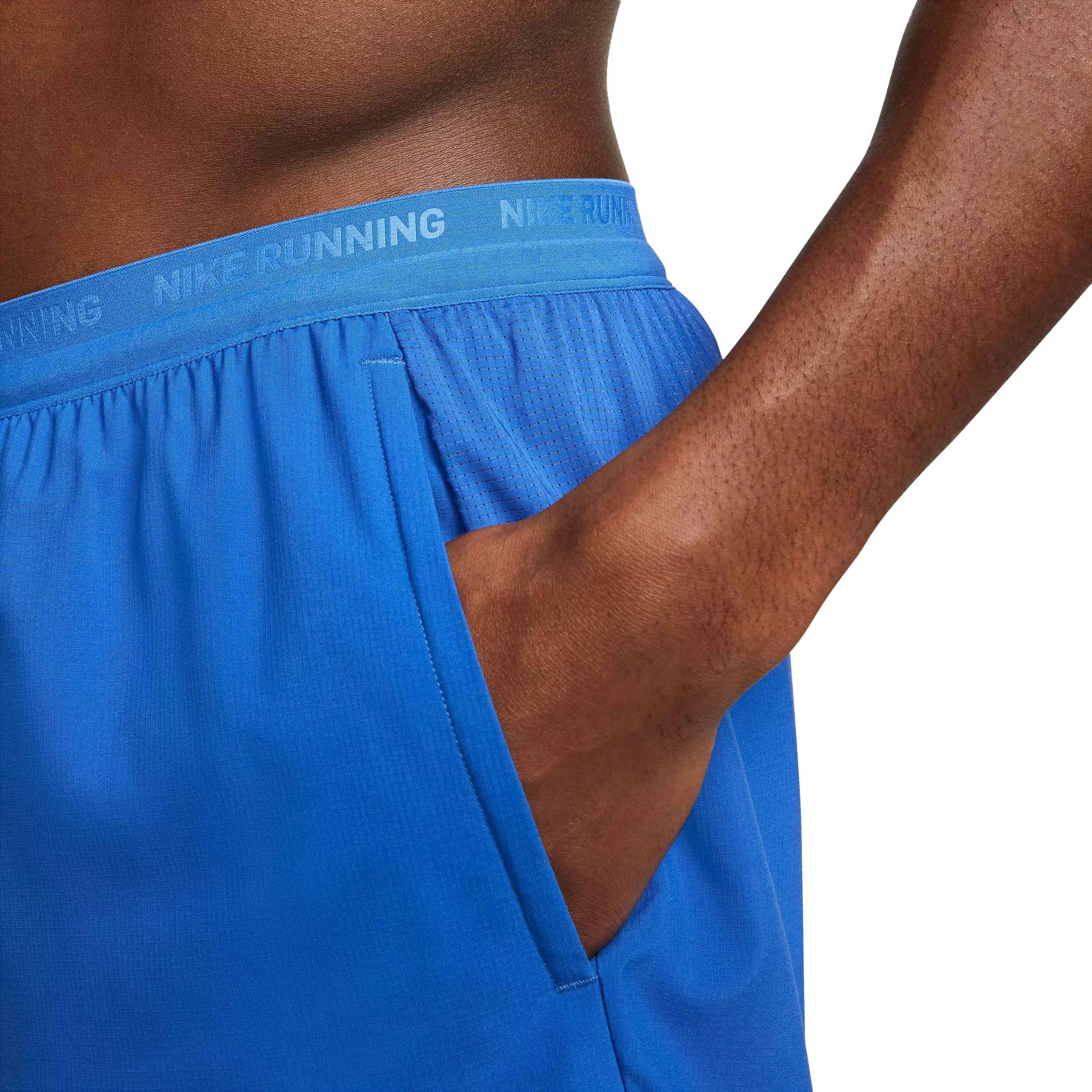 Nike Men's Dri-FIT Stride 5" Brief-Lined Running Shorts - BLUE