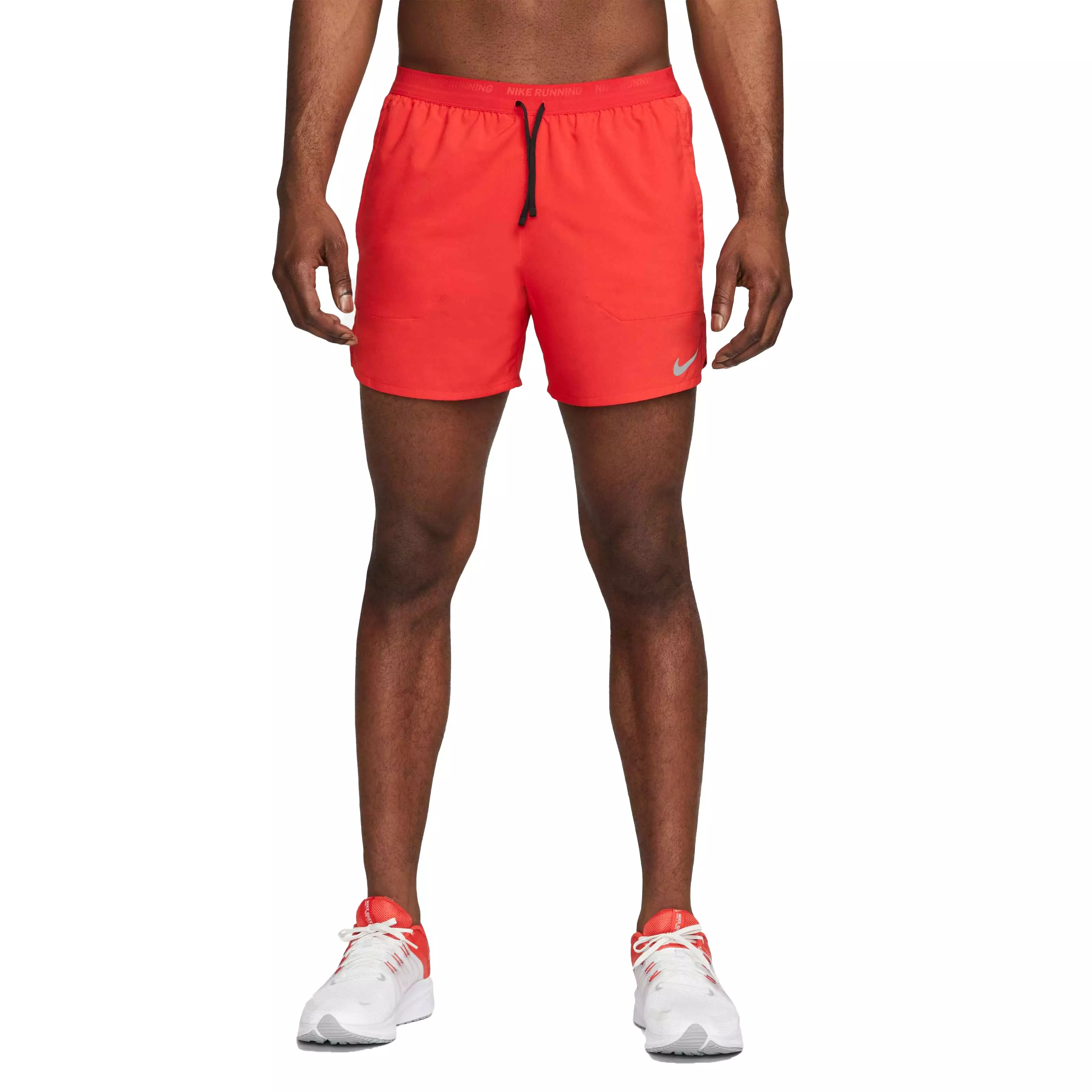 Nike Men's Dri-FIT Stride 5" Brief-Lined Running Shorts - RED
