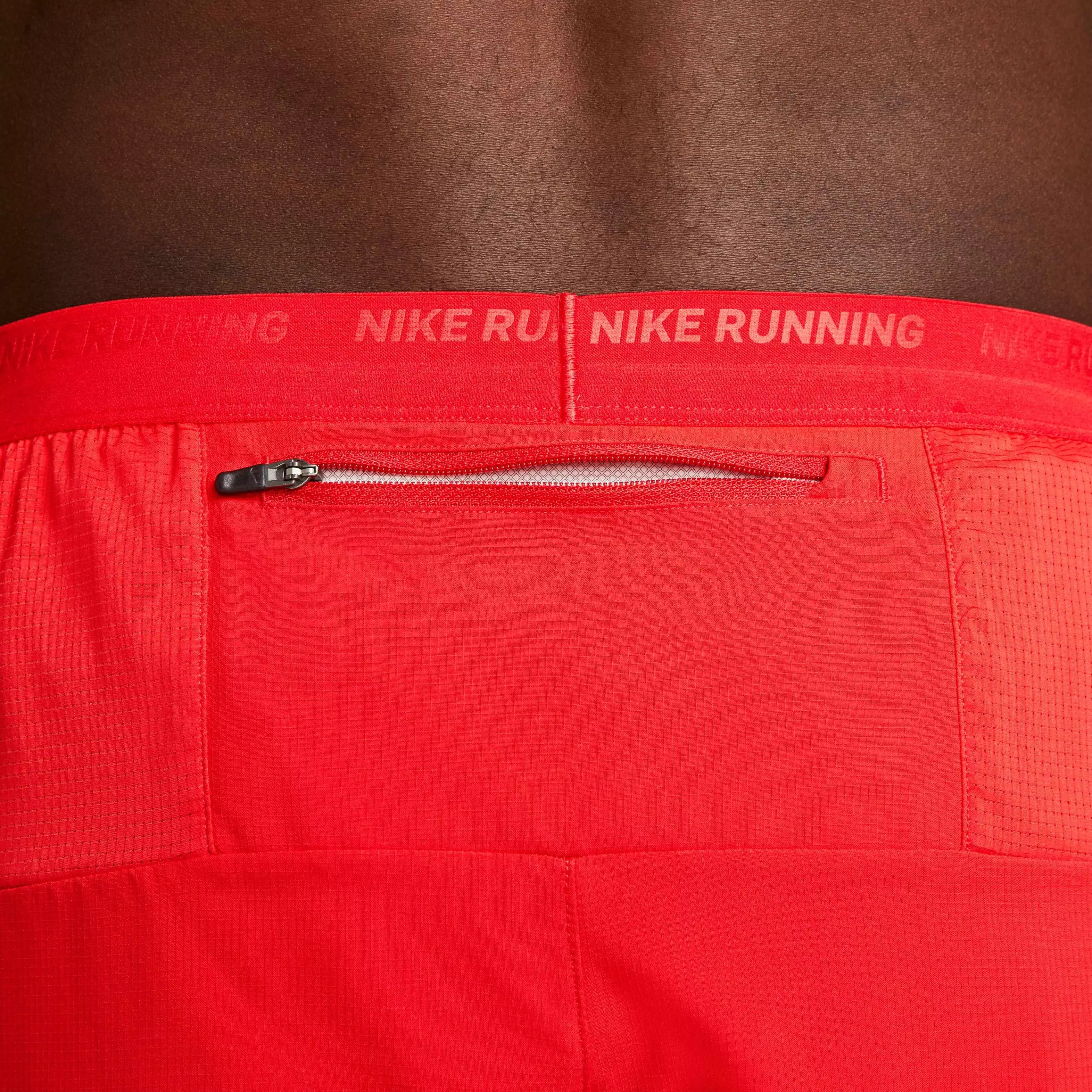 Nike Men's Dri-FIT Stride 5" Brief-Lined Running Shorts - RED