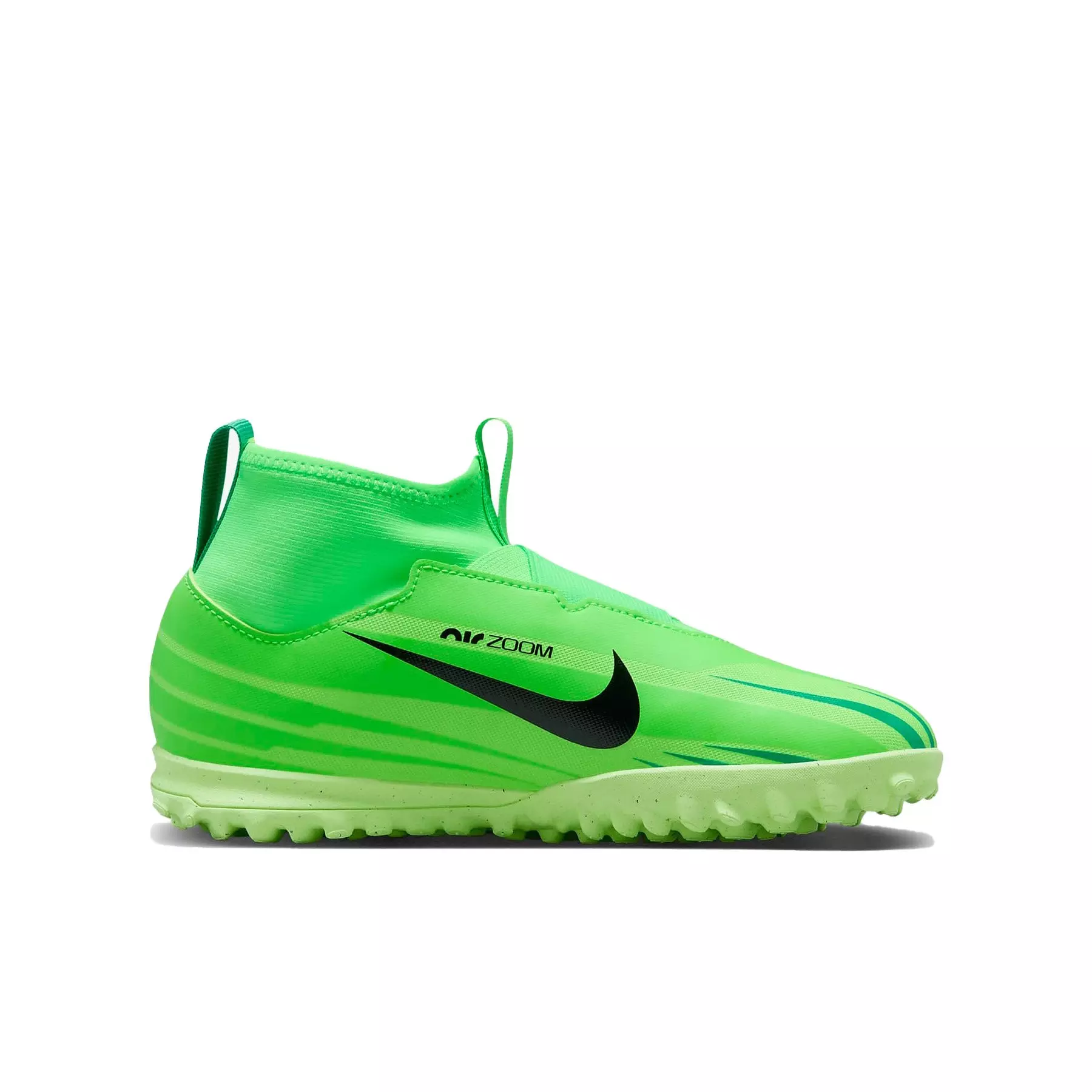 Nike Jr. Superfly 9 Academy Mercurial Dream Speed TF HT "Green/Black" GS Kids' Soccer Cleat - GREEN