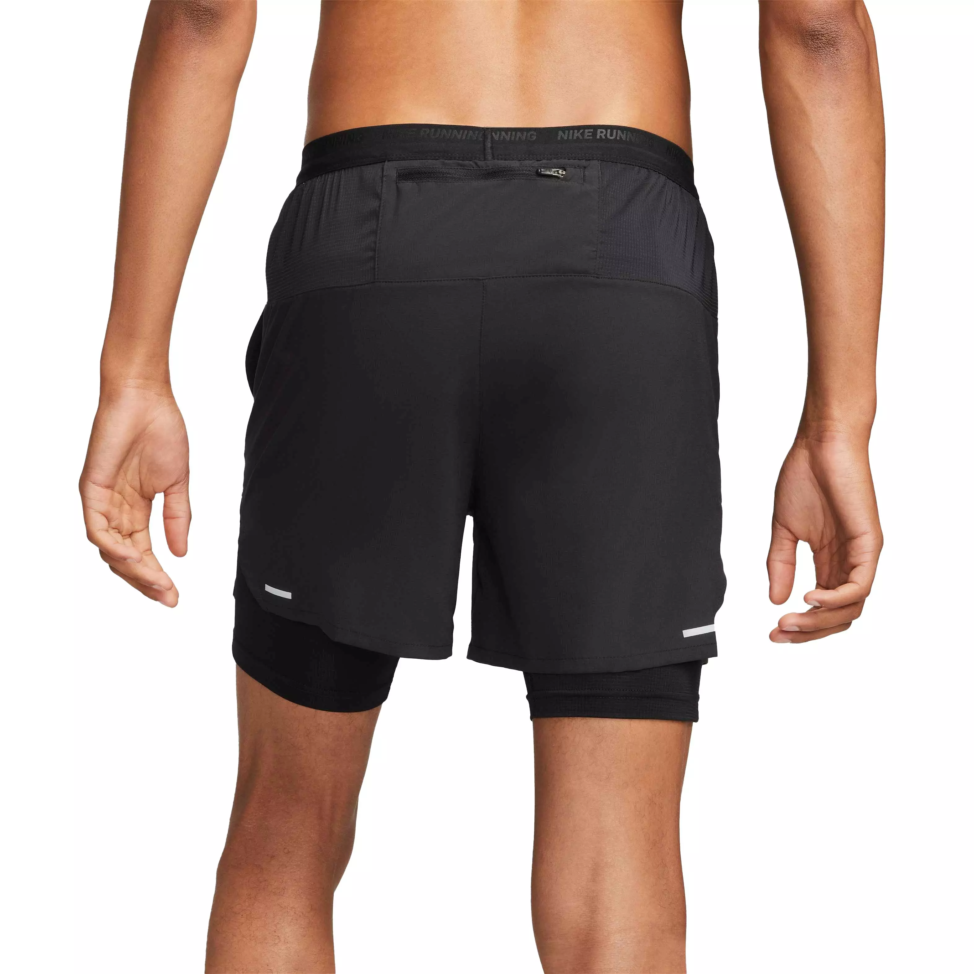 Nike Men's Dri-FIT Stride 5" 2-in-1 Running Shorts - BLACK