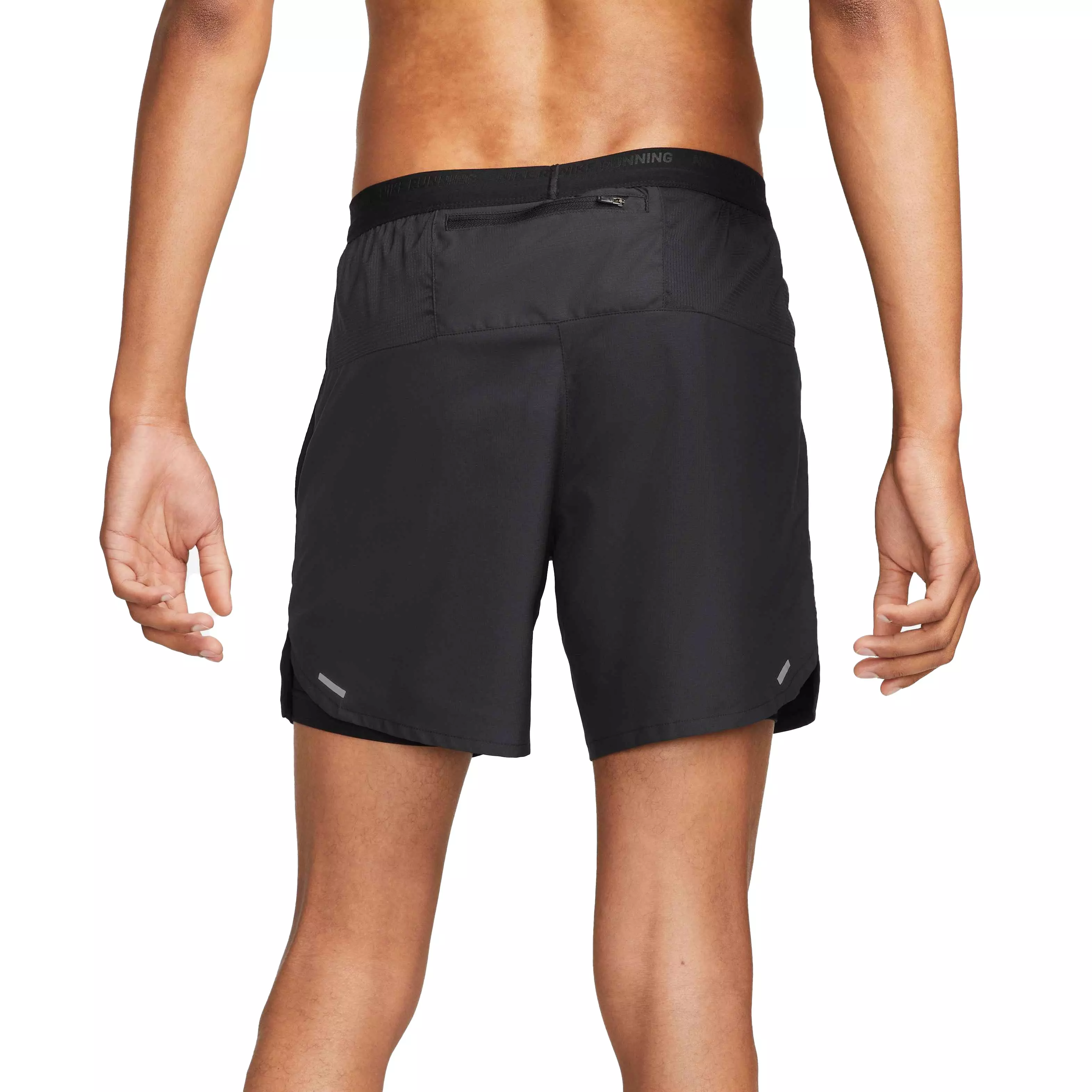 Nike Men's Dri-FIT Stride 7" 2-in-1 Running Shorts - BLACK