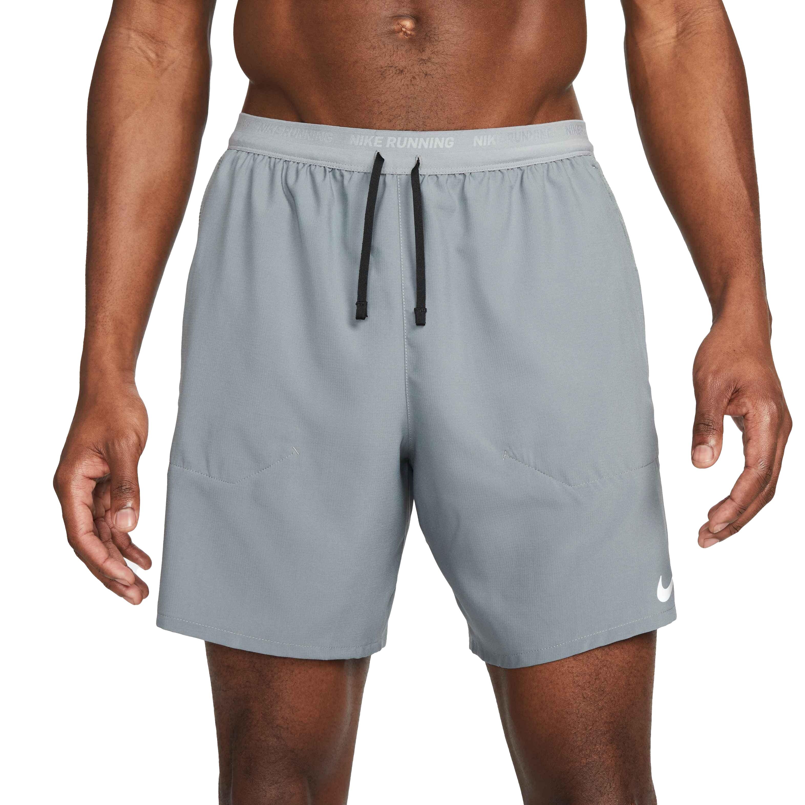 Nike Men's Dri-FIT Stride 7" 2-in-1 Running Shorts - GREY Thumbnail View 1
